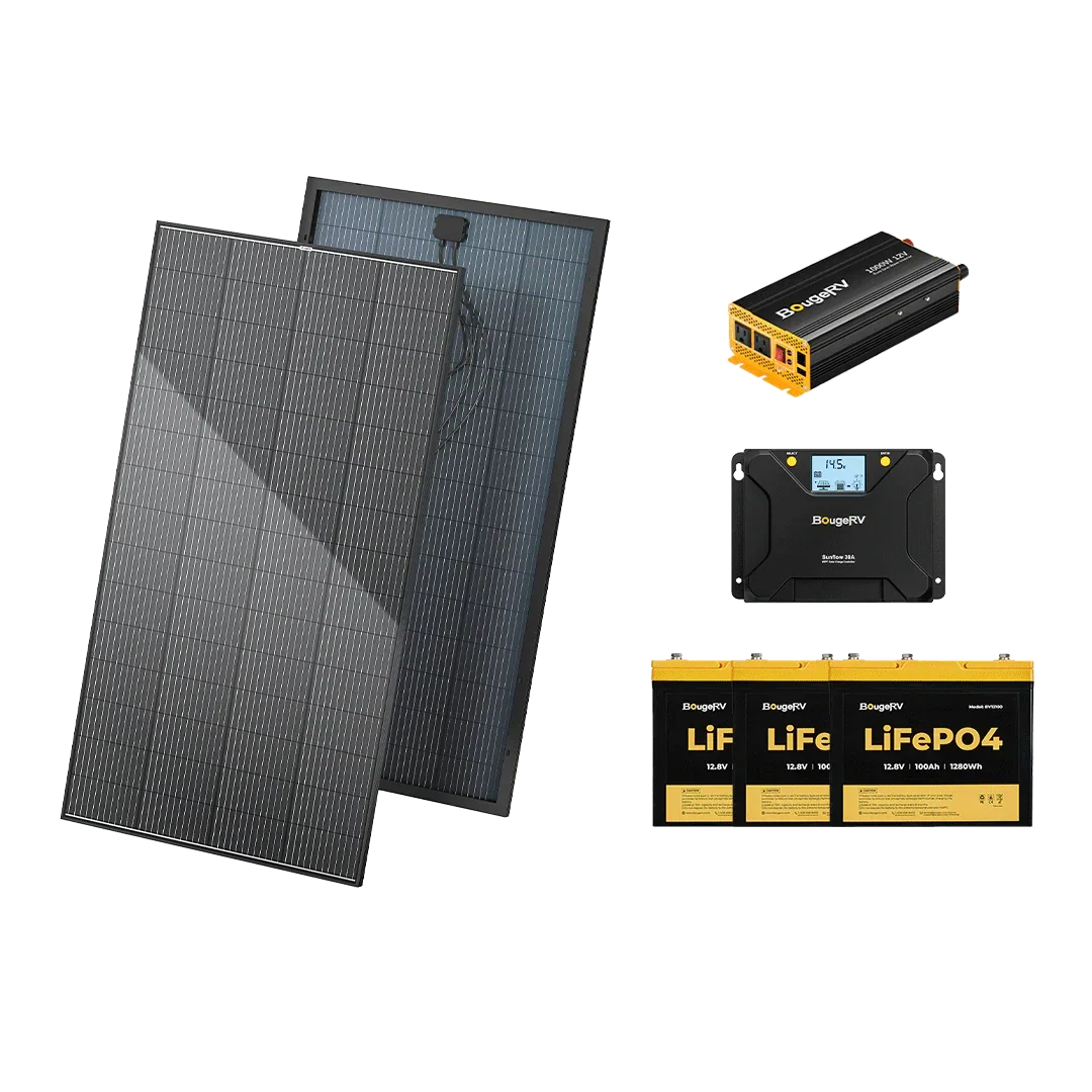 BougeRV 12V 600W High Watt Rigid Solar System Kit - Image 2