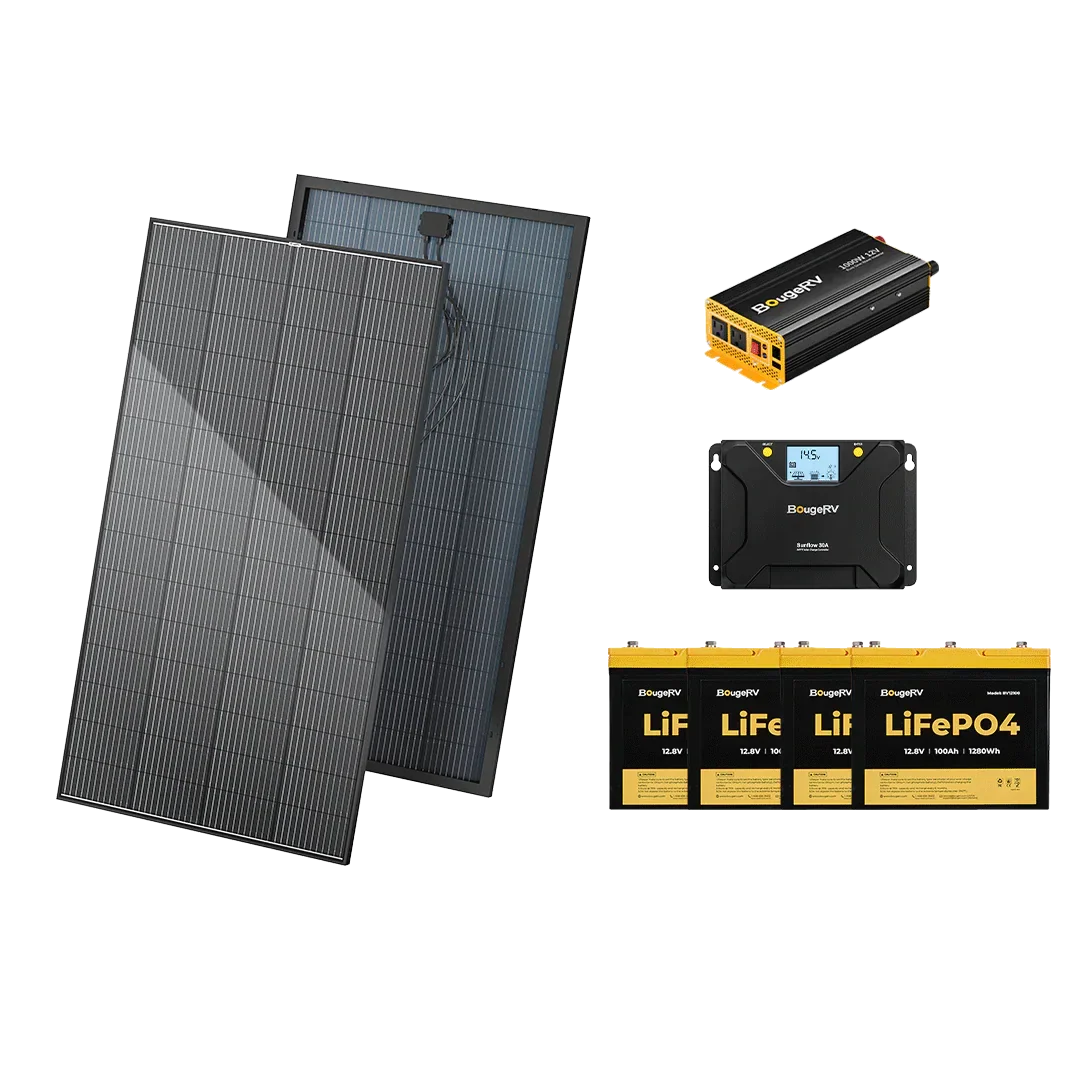 BougeRV 12V 800W High Watt Rigid Solar System Kit - Image 29