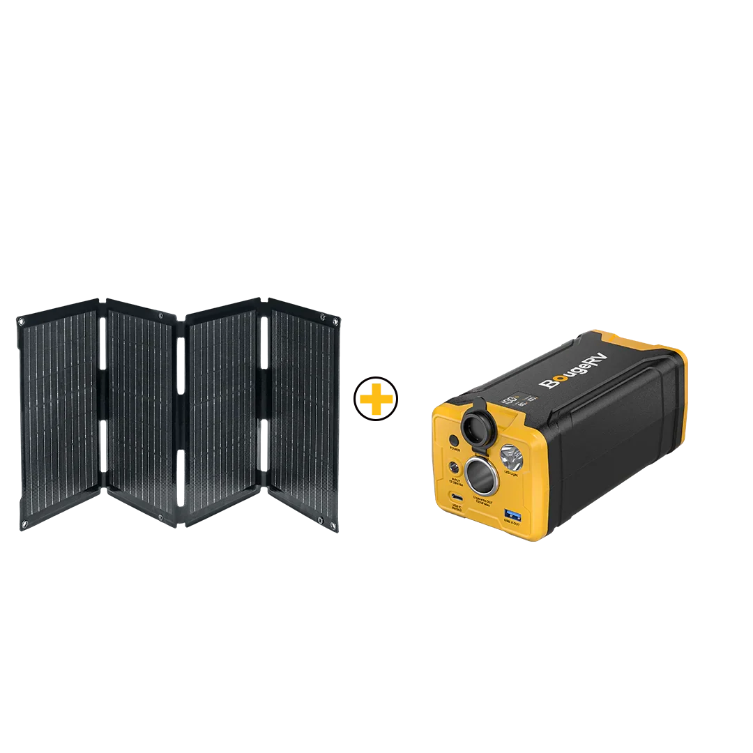 BougeRV 50W Fiberglass Flexible Portable Solar Panel - Image 8