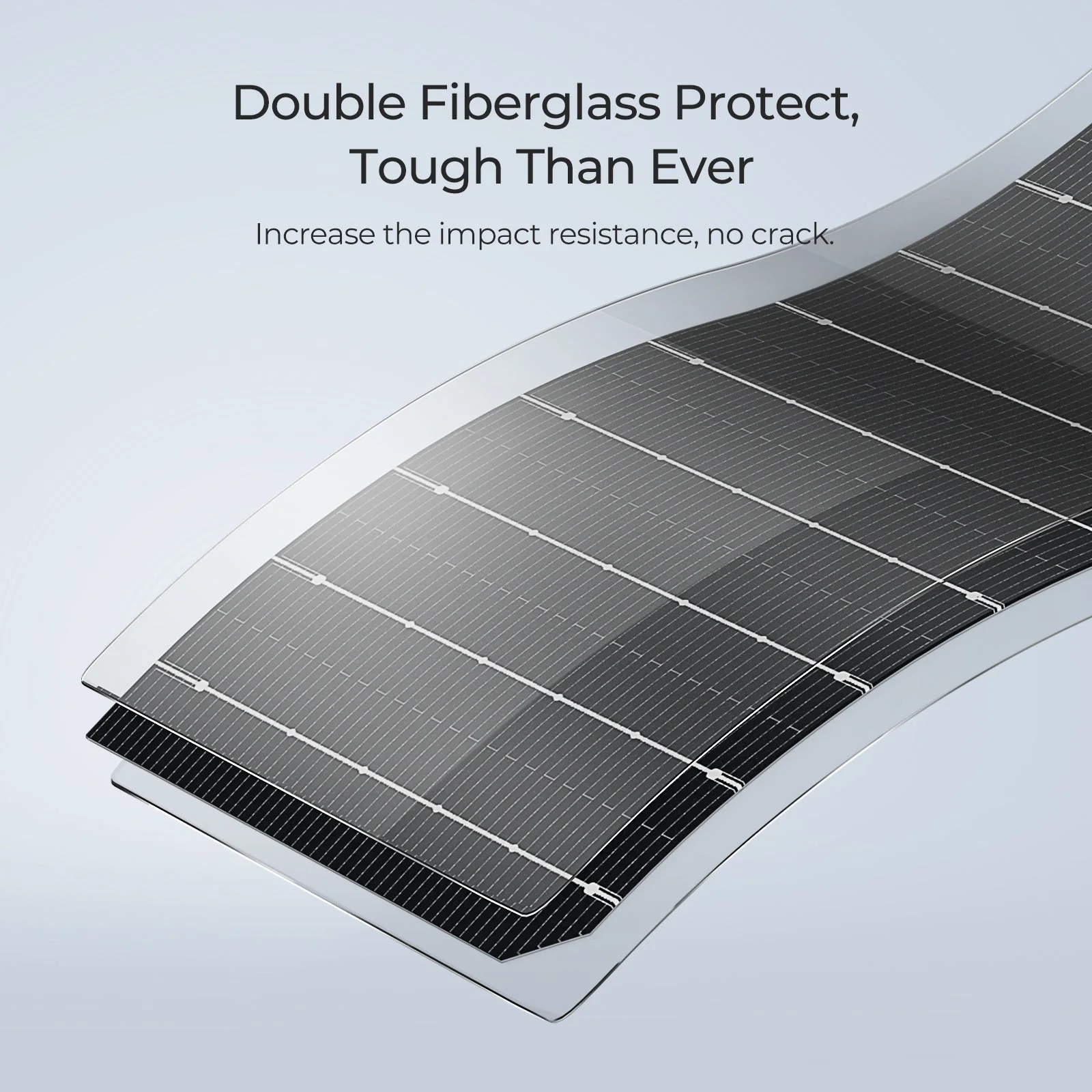 BougeRV Arch 600 Watt(3x200W) Fiberglass Curved Solar Panel (SC) - Image 4