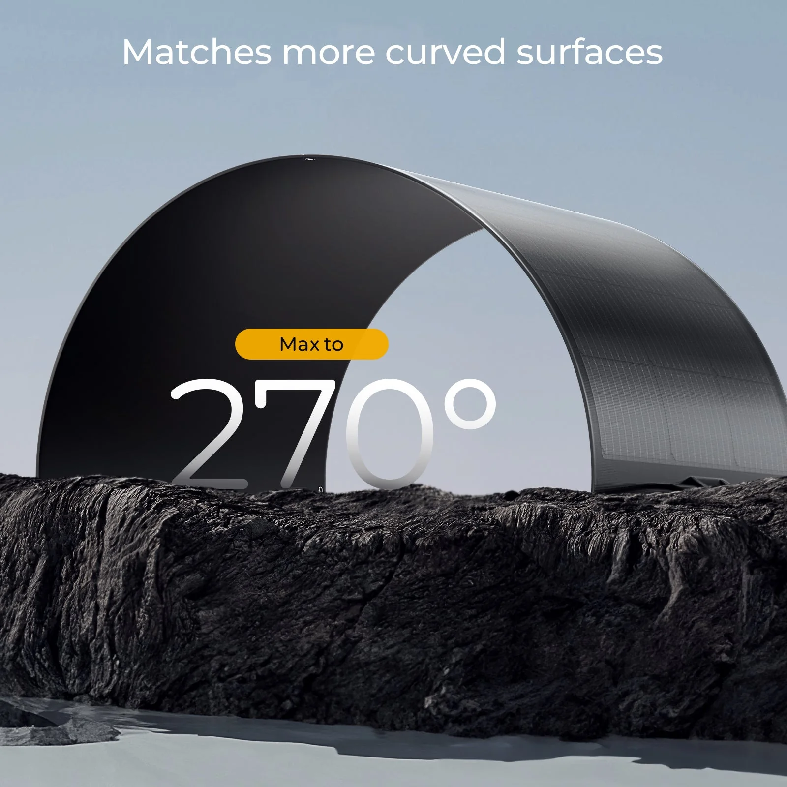BougeRV Arch 800 Watt(4x200W) Fiberglass Curved Solar Panel (SC) - Image 3