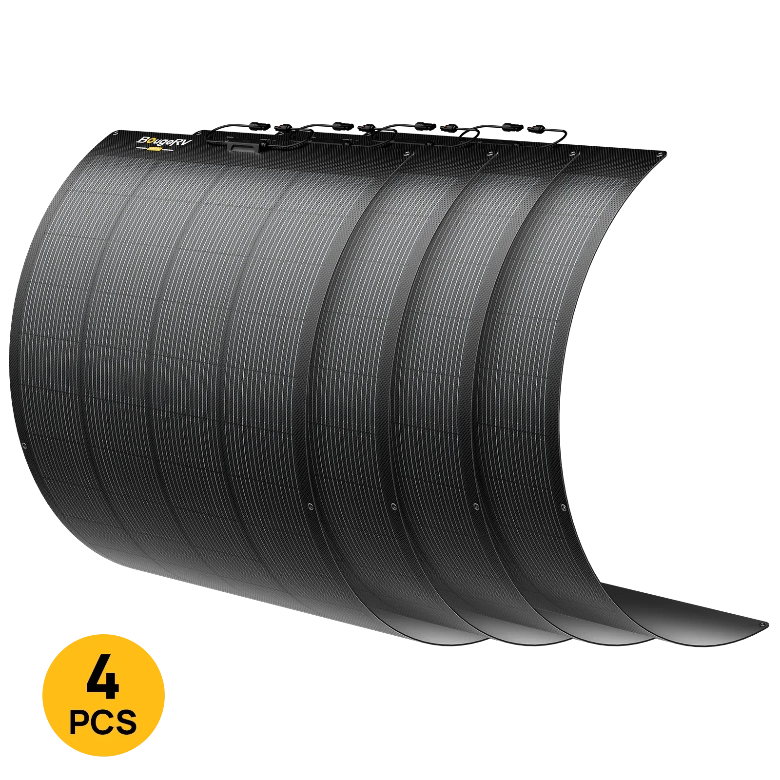 BougeRV Arch Pro 200W N-Type TOPCon Flexible Solar Panel (12V/24V Compatible) - Image 4