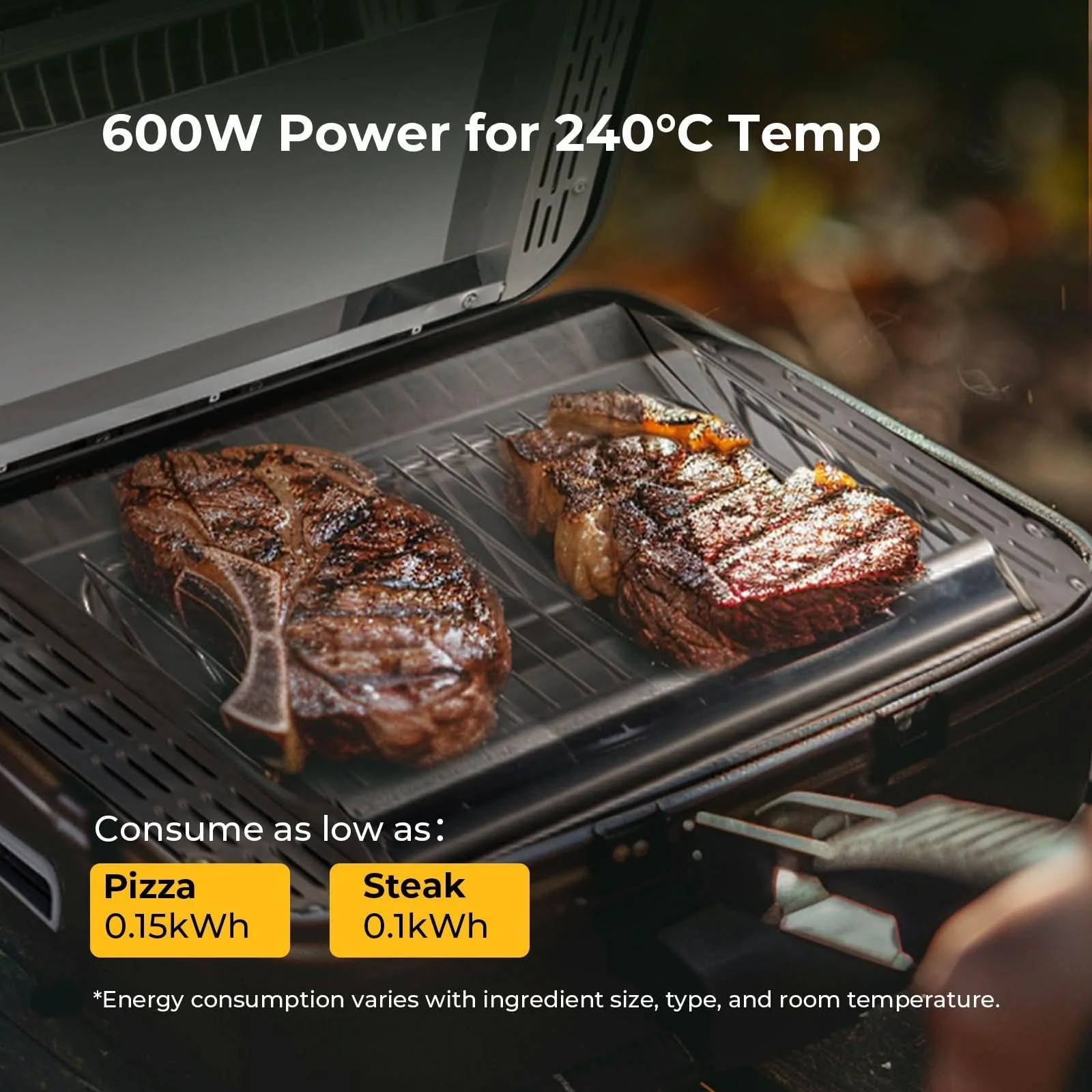 BougeRV Compact Outdoor Portable Electric Barbecue Grill - Image 5