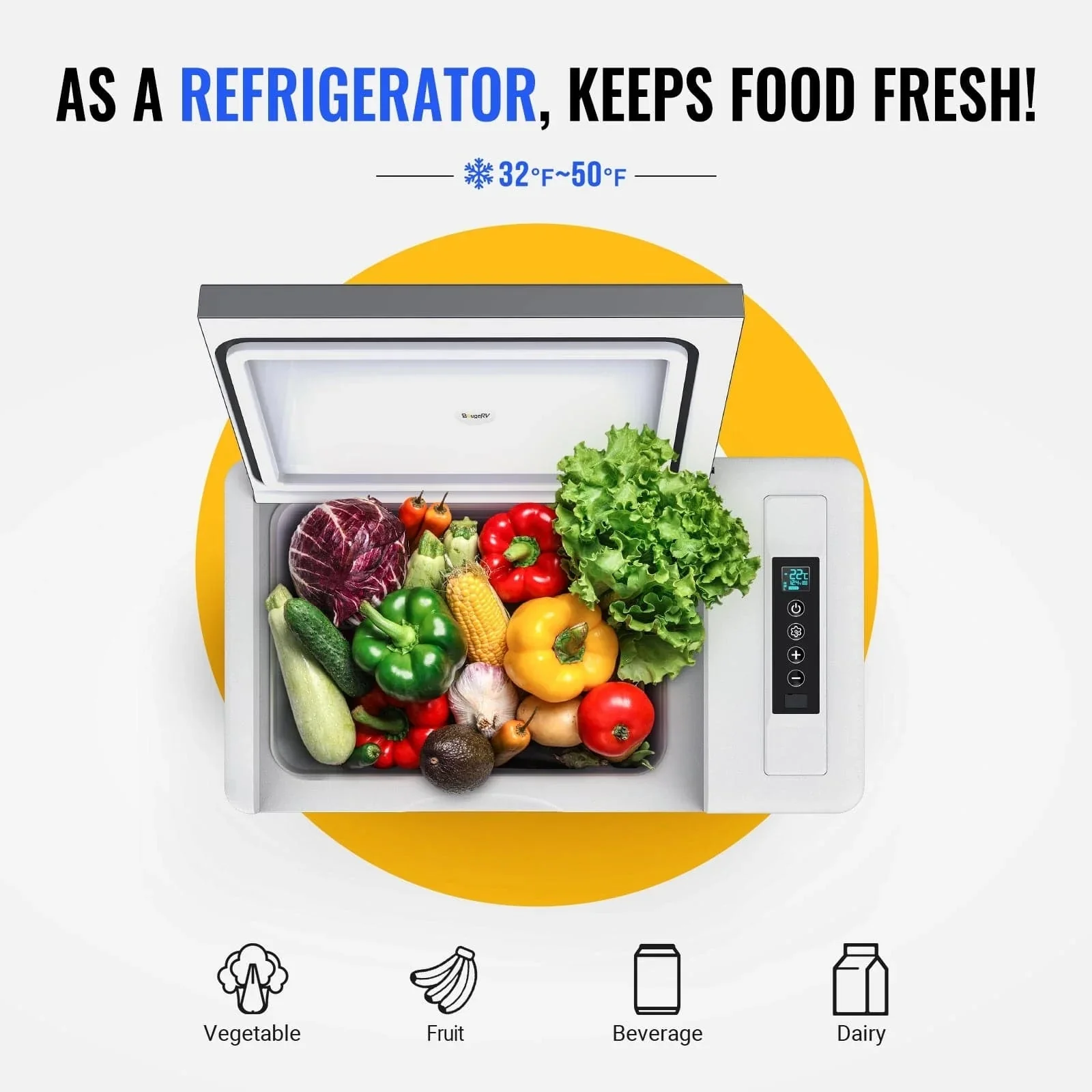 BougeRV CR 12V Portable Refrigerator (SC) - Image 4