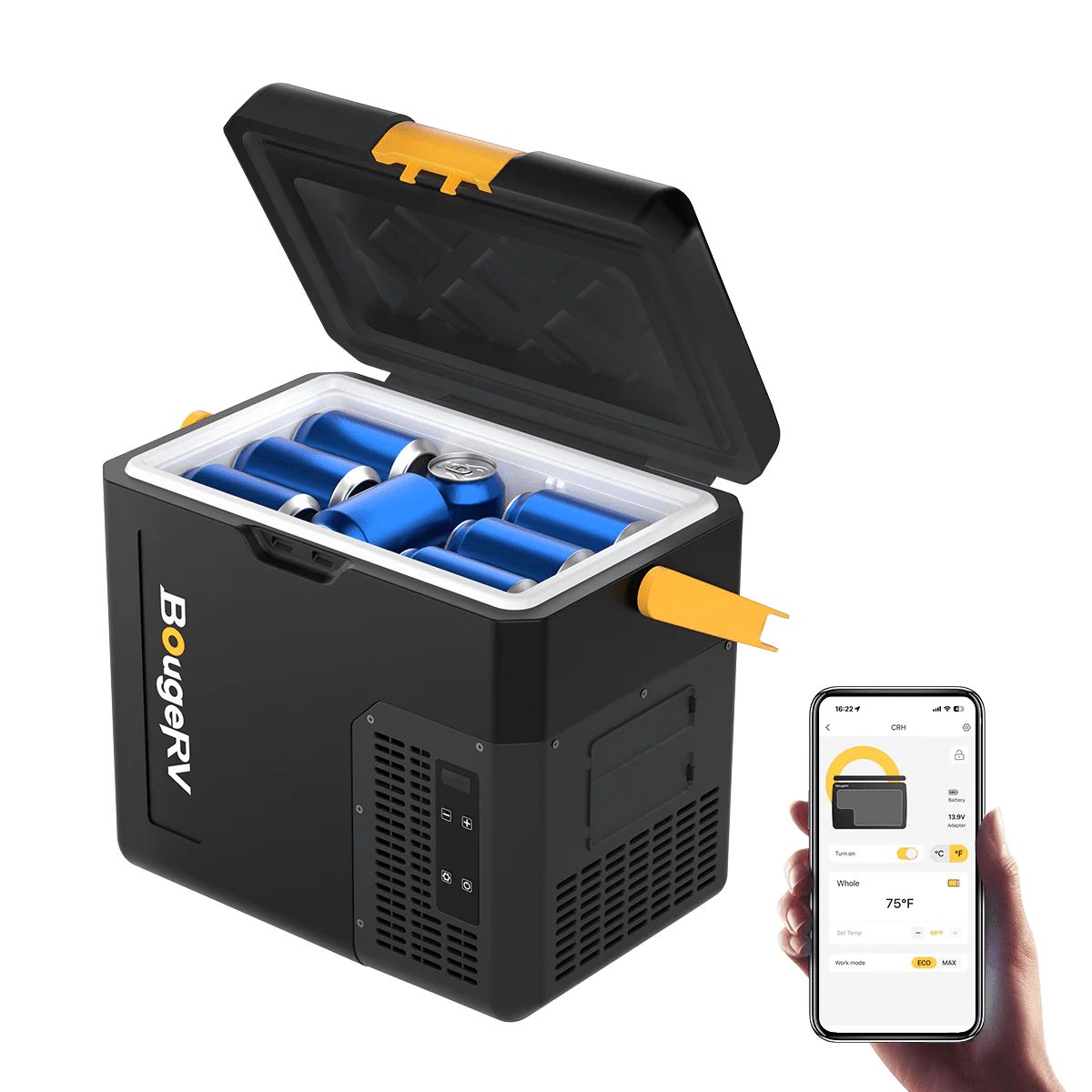 BougeRV CRH 19QT 12V Portable Car Fridge (SC) - Image 3