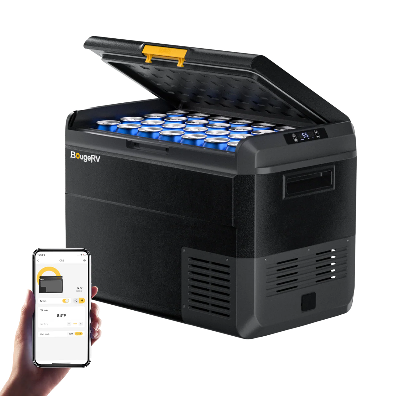 BougeRV CRS 53 Quart 12V Car Fridge (SC)