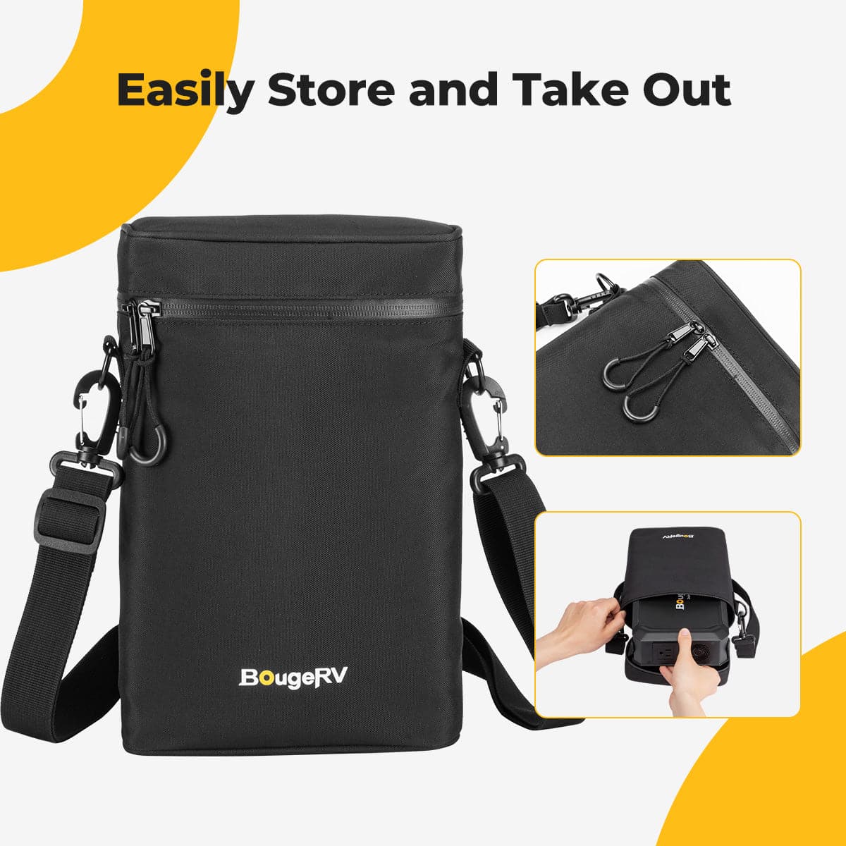 BougeRV Portable Carrying Bag for JuiceGo 240Wh Power Station (SC) - Image 3
