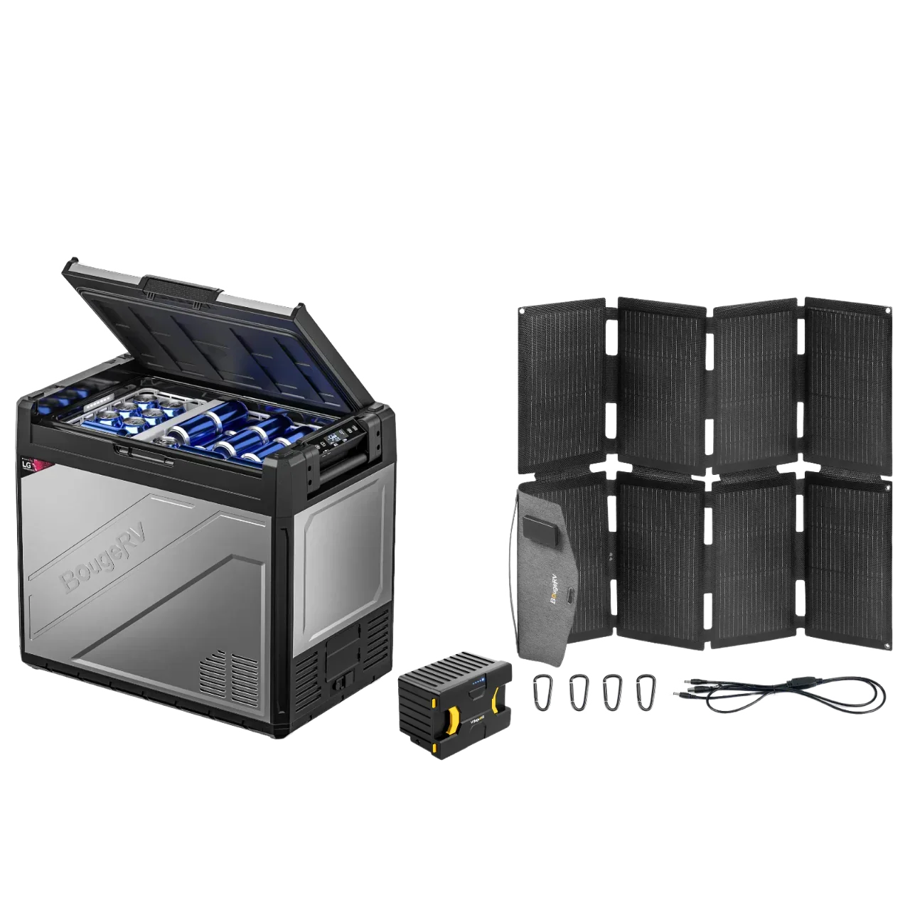 BougeRV Rocky Solar Battery Portable Fridge Kit - Image 5