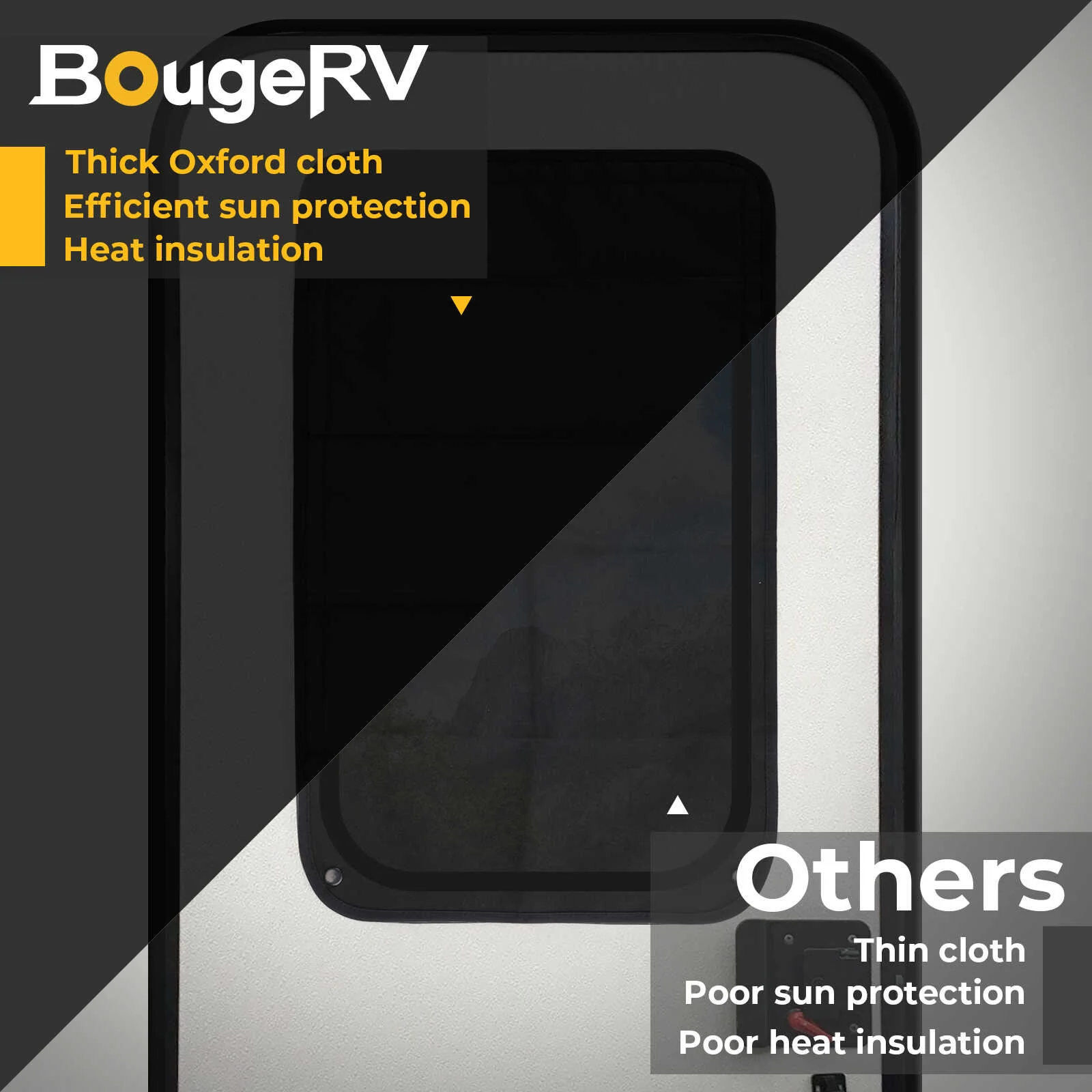 BougeRV RV Door Shade Cover Foldable (SC) - Image 5