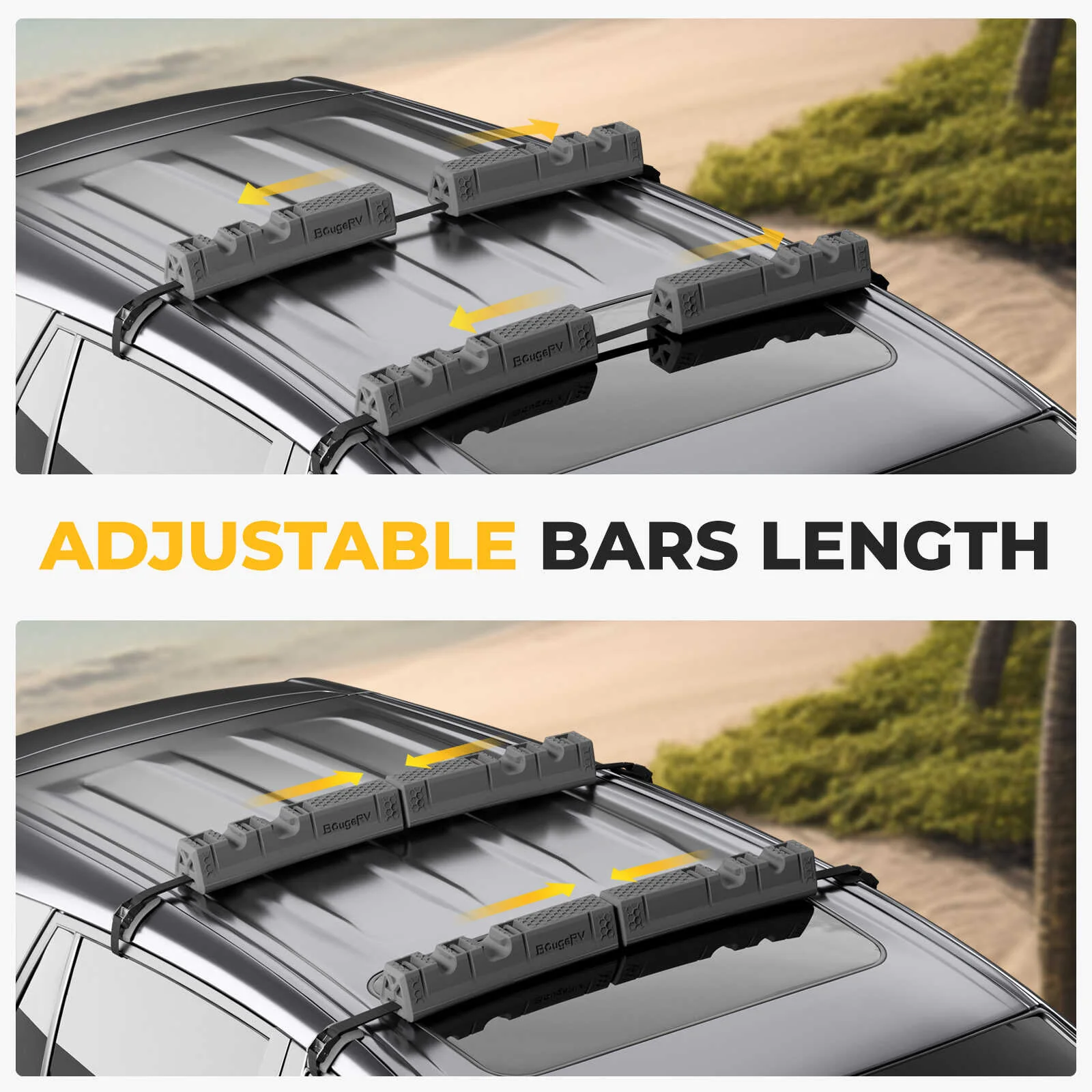 BougeRV Universal Soft Roof Rack Pads (SC) - Image 5