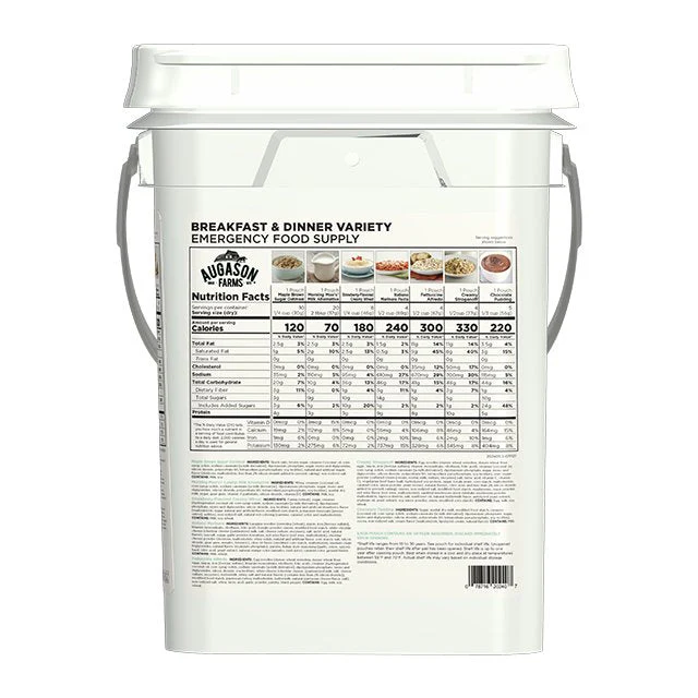 Breakfast and Dinner Variety Pail, 106 Servings (SC) - Image 2