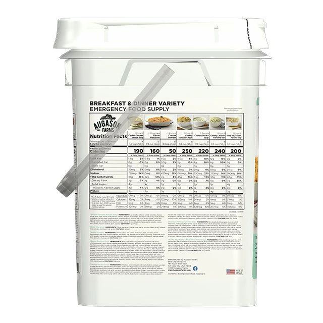 Breakfast and Dinner Variety Pail, 106 Servings (SC) - Image 3