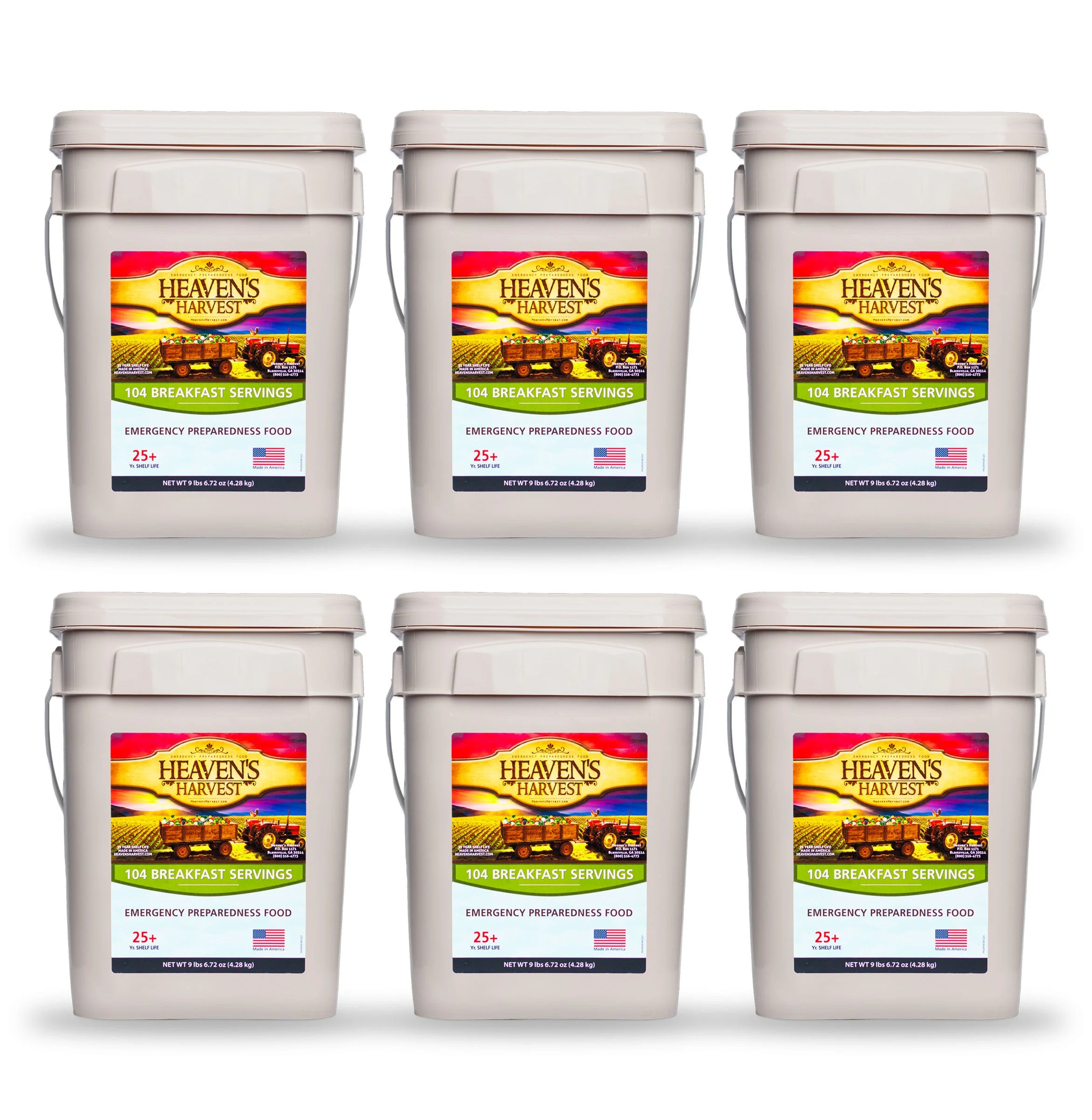 Breakfast Bucket - 1 Person 1 Month - 104 Servings - Emergency Survival Food Kit - Image 6