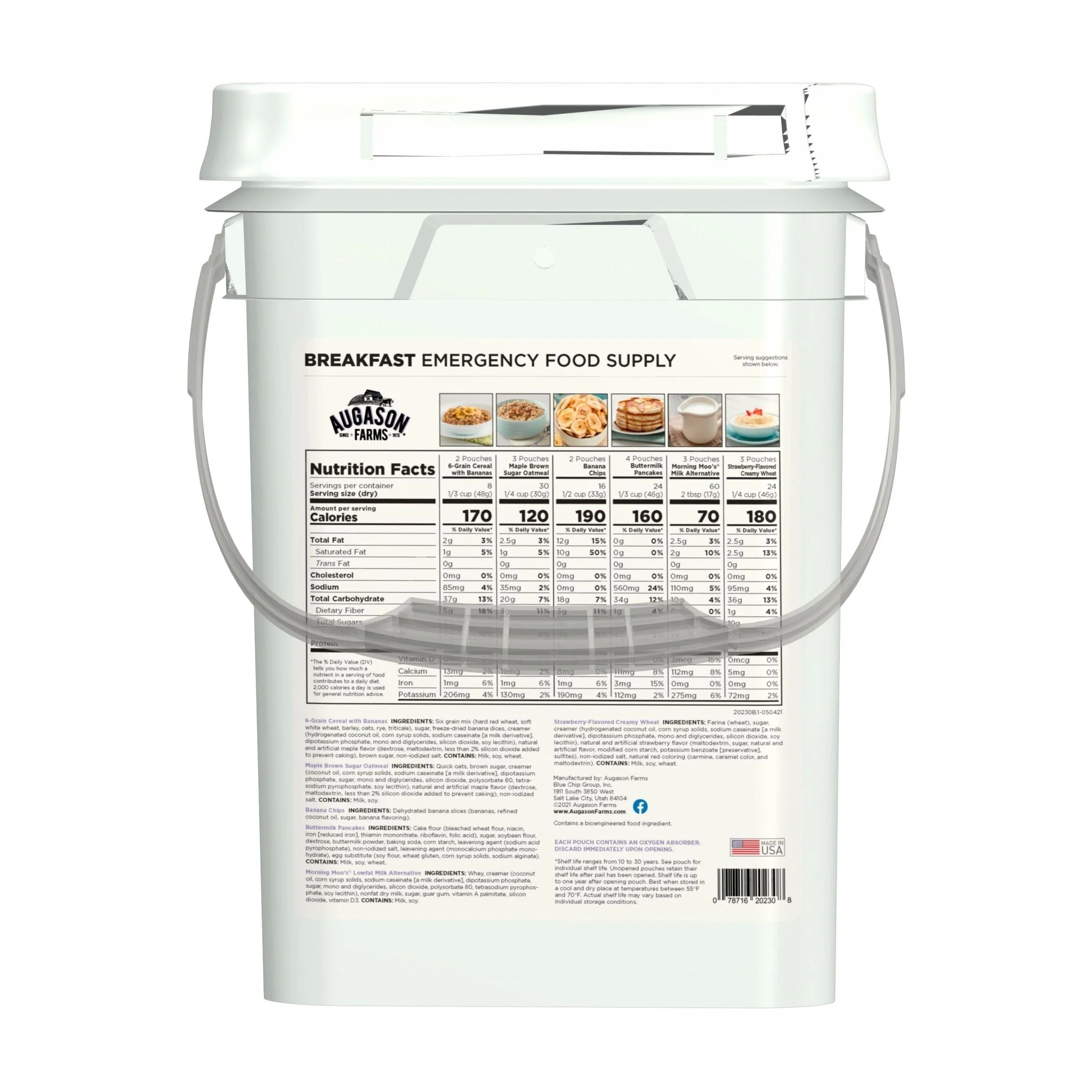Breakfast Variety Pail, 162 Servings - Image 2