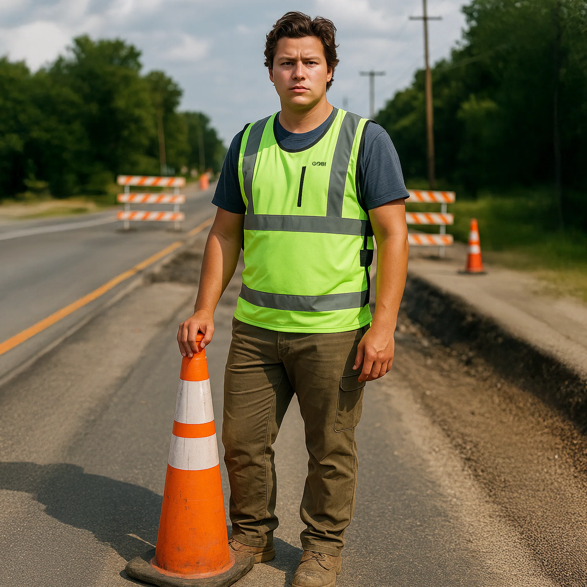 Breeze Unisex High-Vis Cooling Vest - Image 3