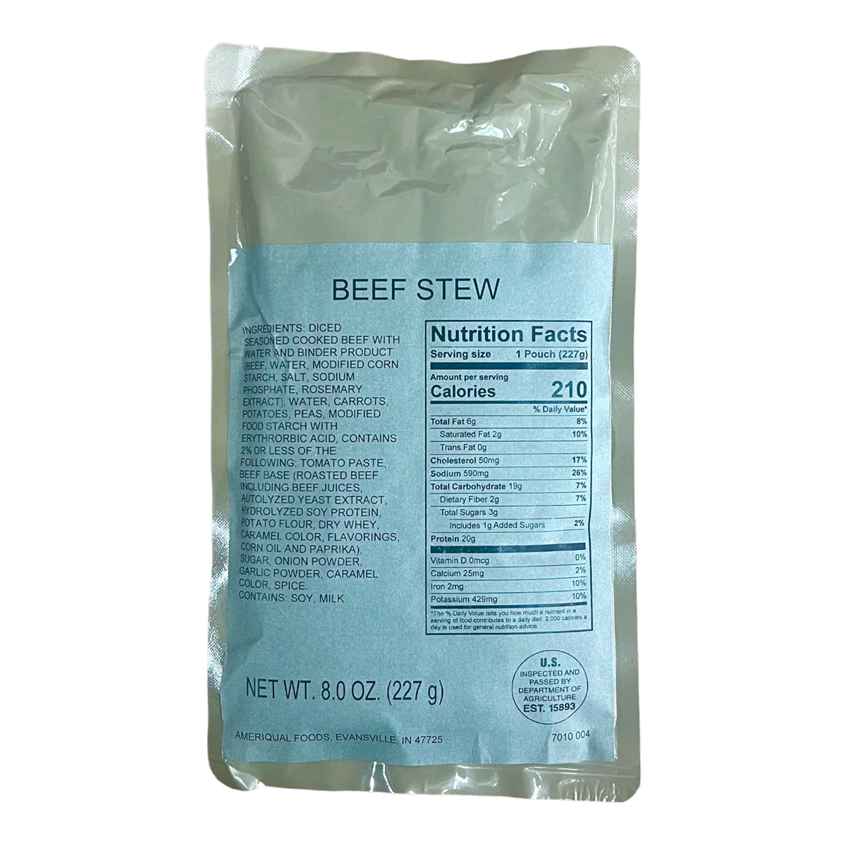 BULK MRE Entree - 72 packs of Beef Stew - Image 4