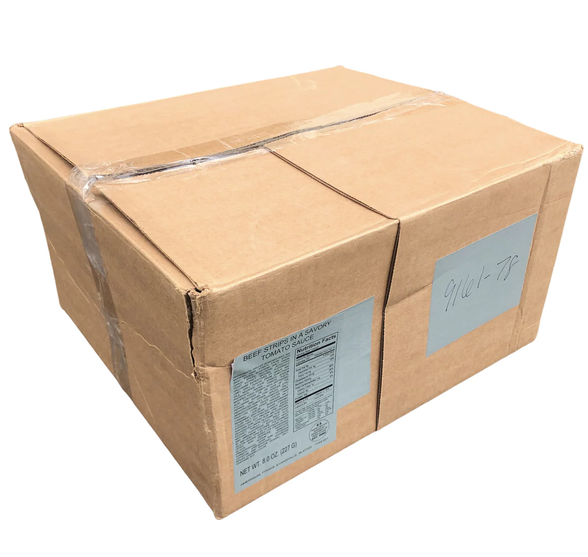 BULK MRE Entree - 72 packs of Beef Strips in Tomato Sauce (SC) - Image 2