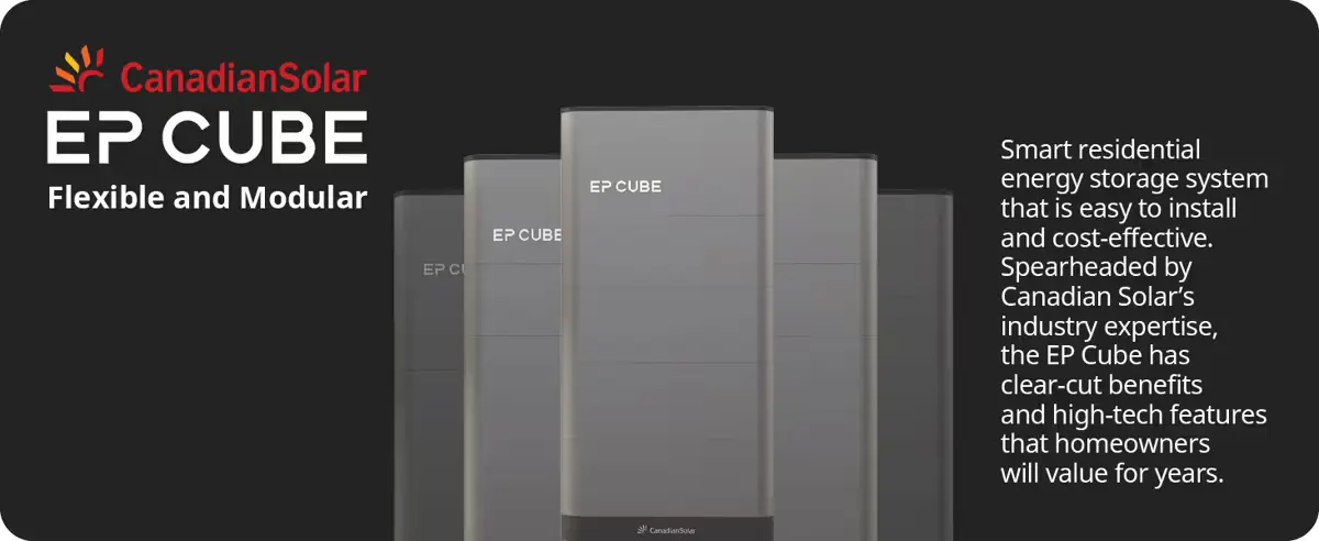 Canadian Solar EP Cube Energy Storage System - All-In-One Solar Backup Power - 9.9 kWh+ Lithium Battery | 12.7kW+ of Solar PV - Image 8