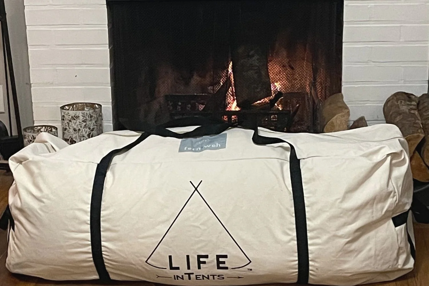 Bell Tent Bag - XL Canvas Duffel Bag - Image 4