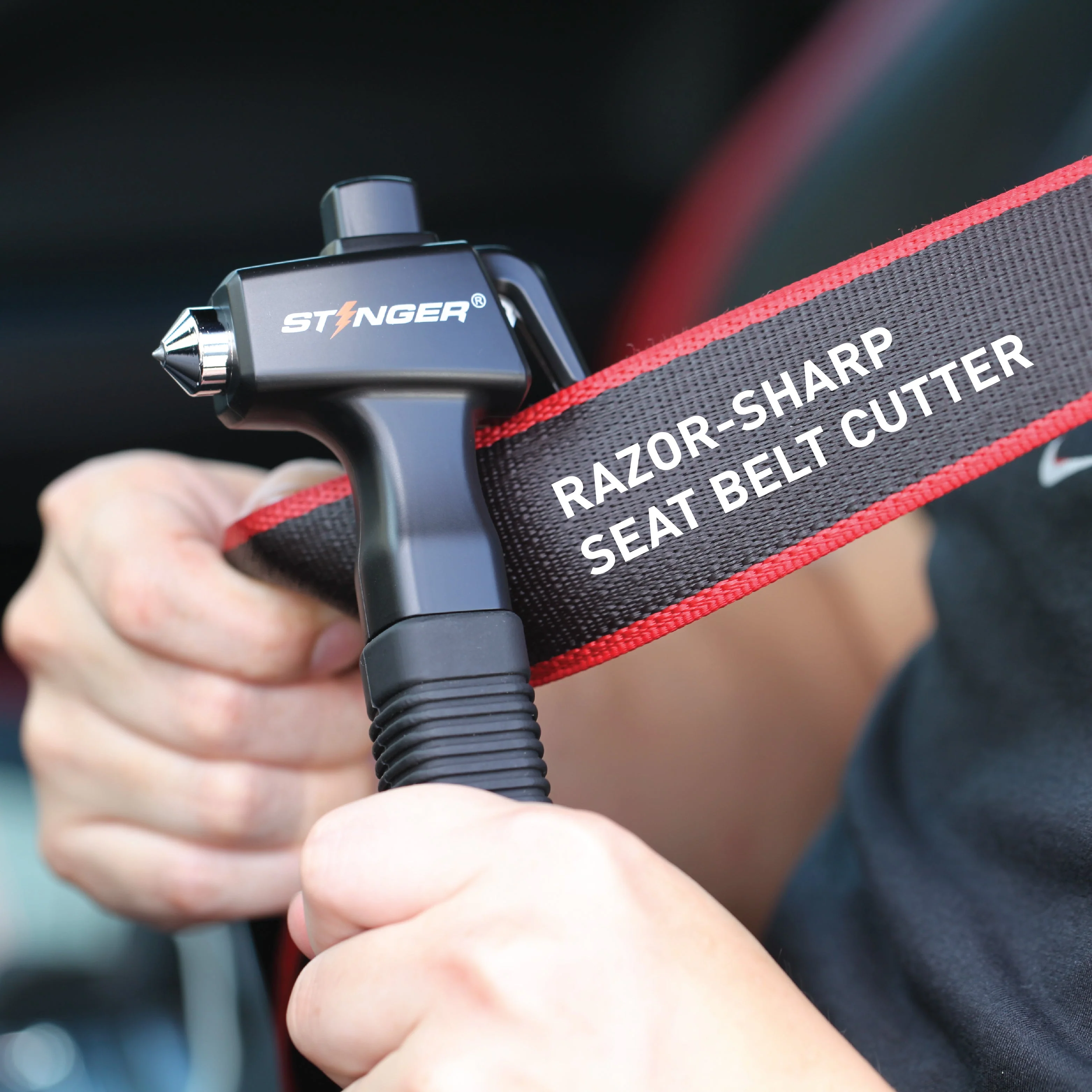 Car Escape Safety Hammer (Black) - Image 6