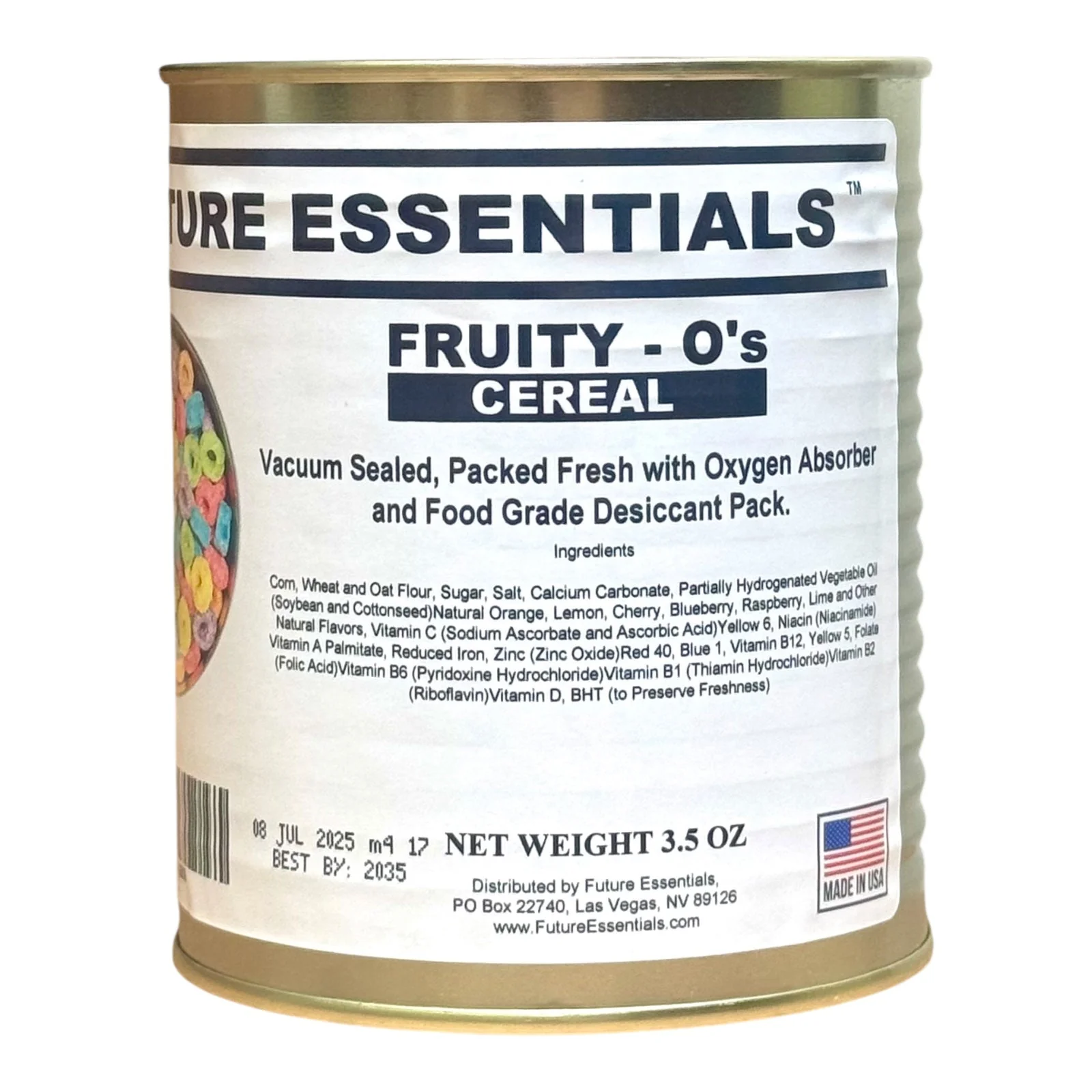 Case (12 Cans) of Future Essentials Canned Breakfast Cold Cereal Variety and Milk - Image 5