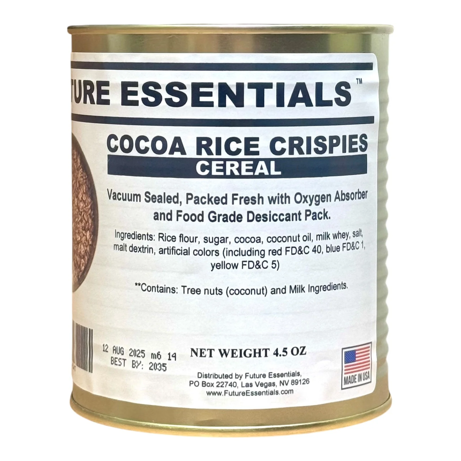 Case (12 Cans) of Future Essentials Canned Breakfast Cold Cereal Variety and Milk - Image 7