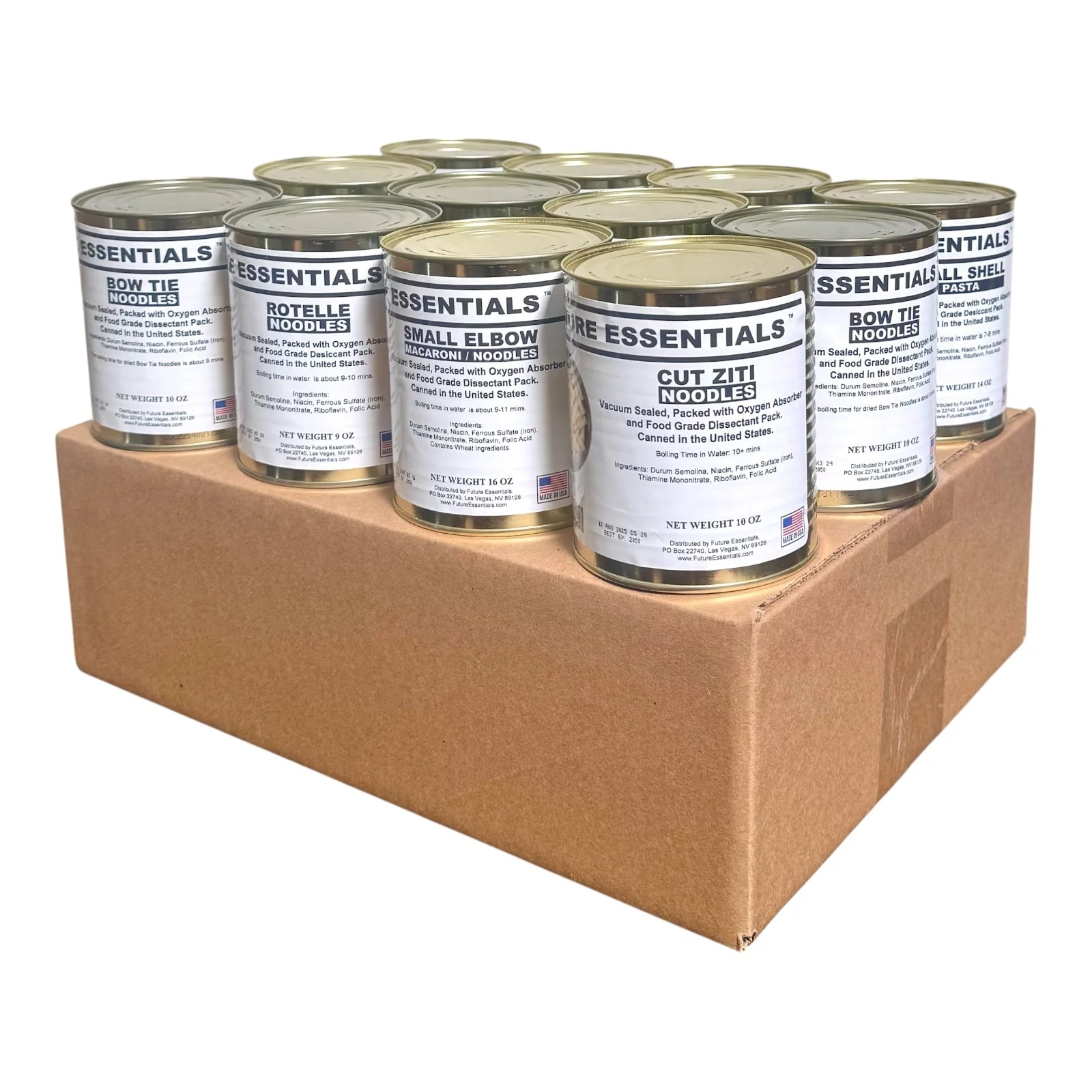 Case (12 Cans) of Future Essentials Canned Pasta Variety - Image 2