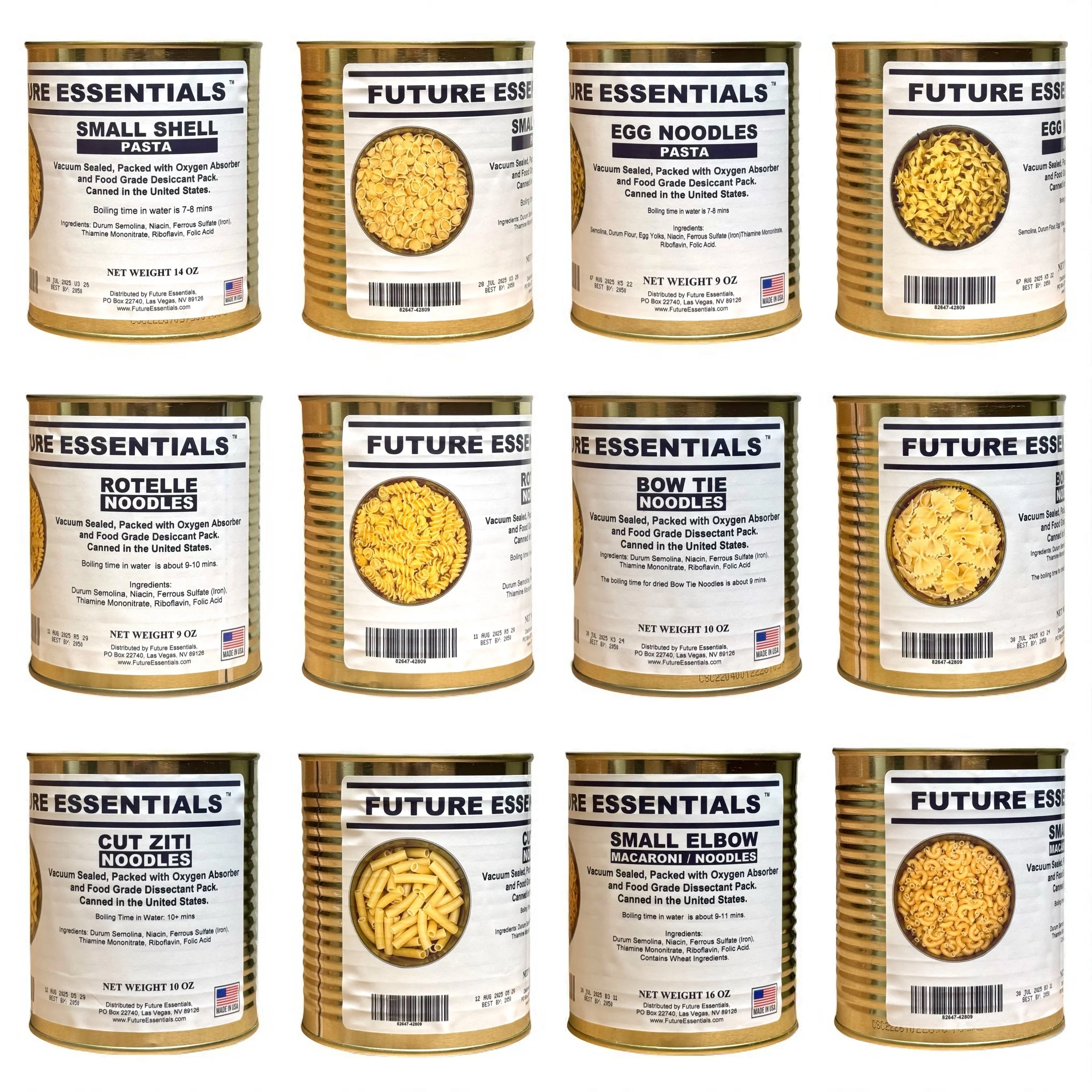 Case (12 Cans) of Future Essentials Canned Pasta Variety - Image 3