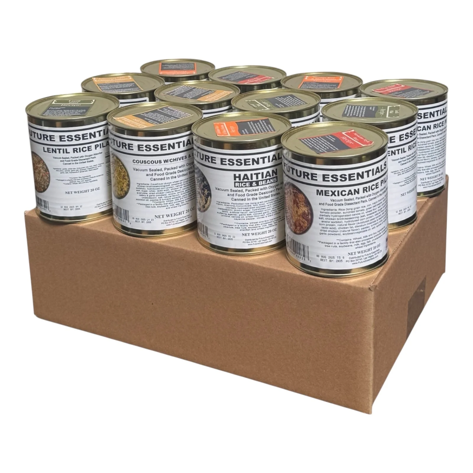 Case (12 Cans) of Future Essentials Canned Rice and Couscous Variety - Image 2