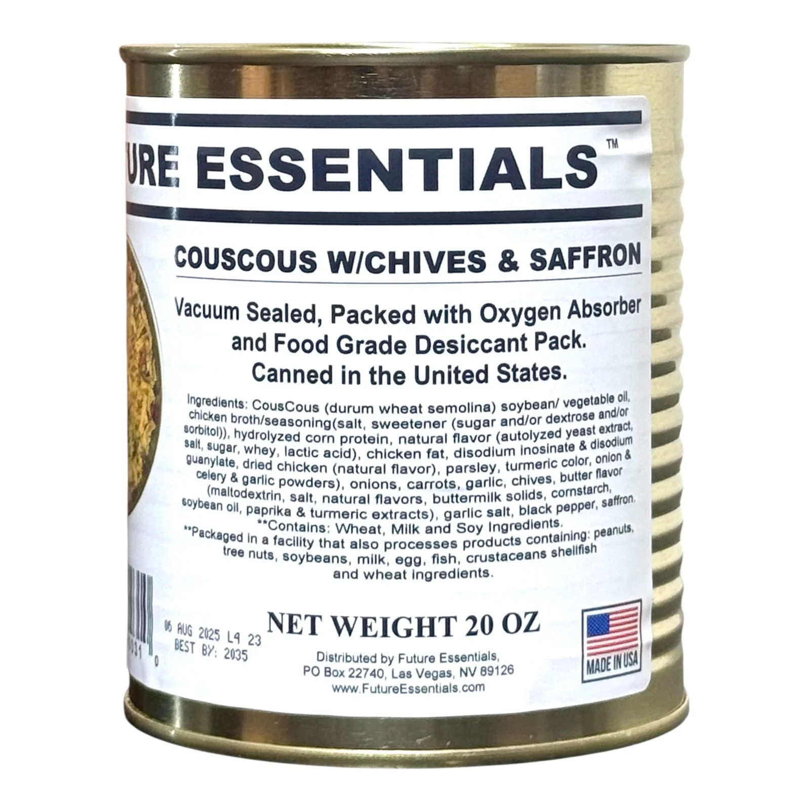 Case (12 Cans) of Future Essentials Canned Rice and Couscous Variety - Image 5