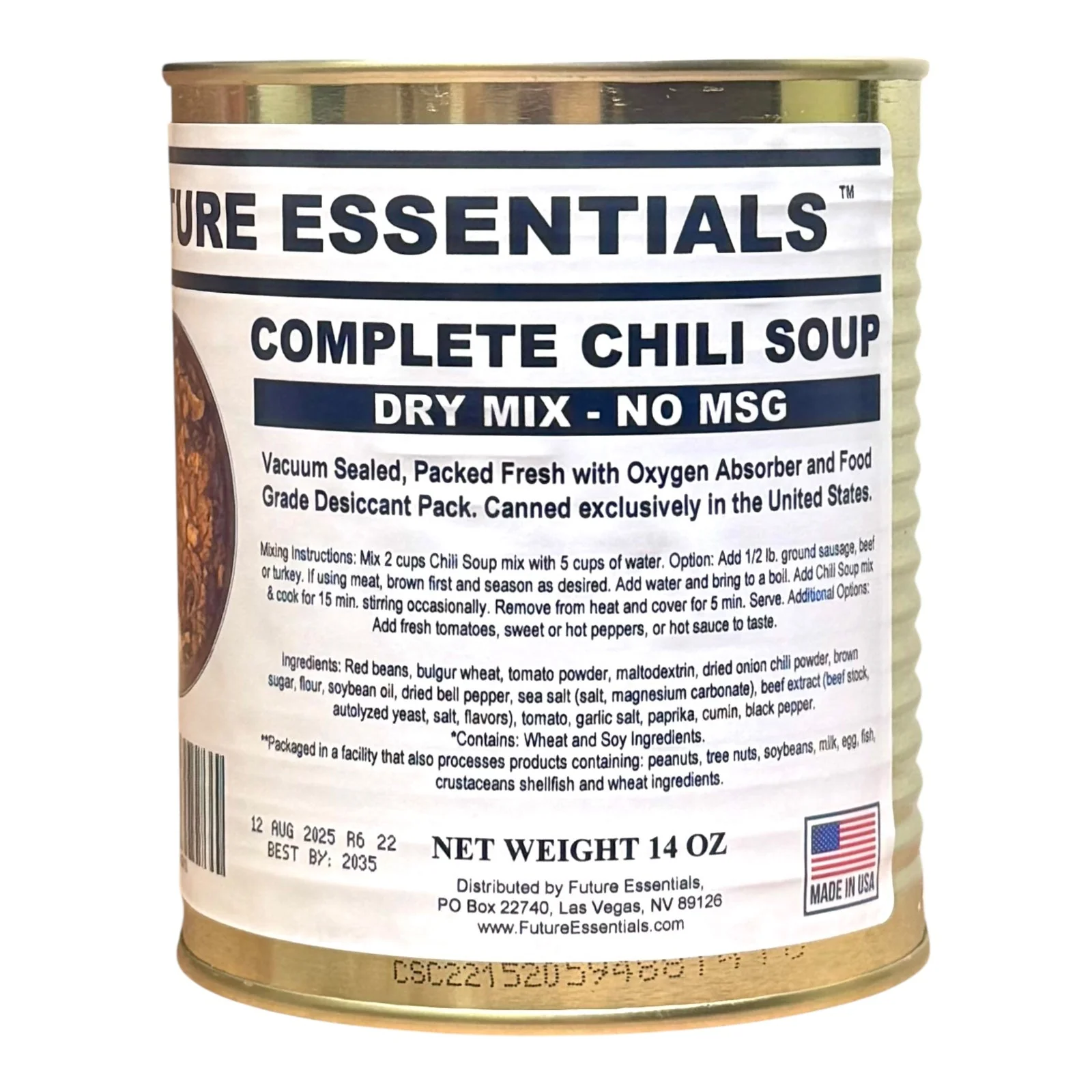 Case (12 Cans) of Future Essentials Canned Soup Variety - Image 6
