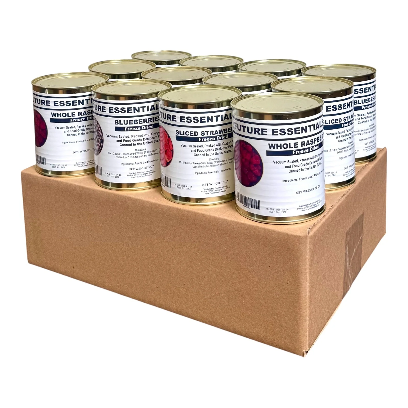 Case (12 Cans) of Future Essentials Freeze Dried Berry Variety - Image 2