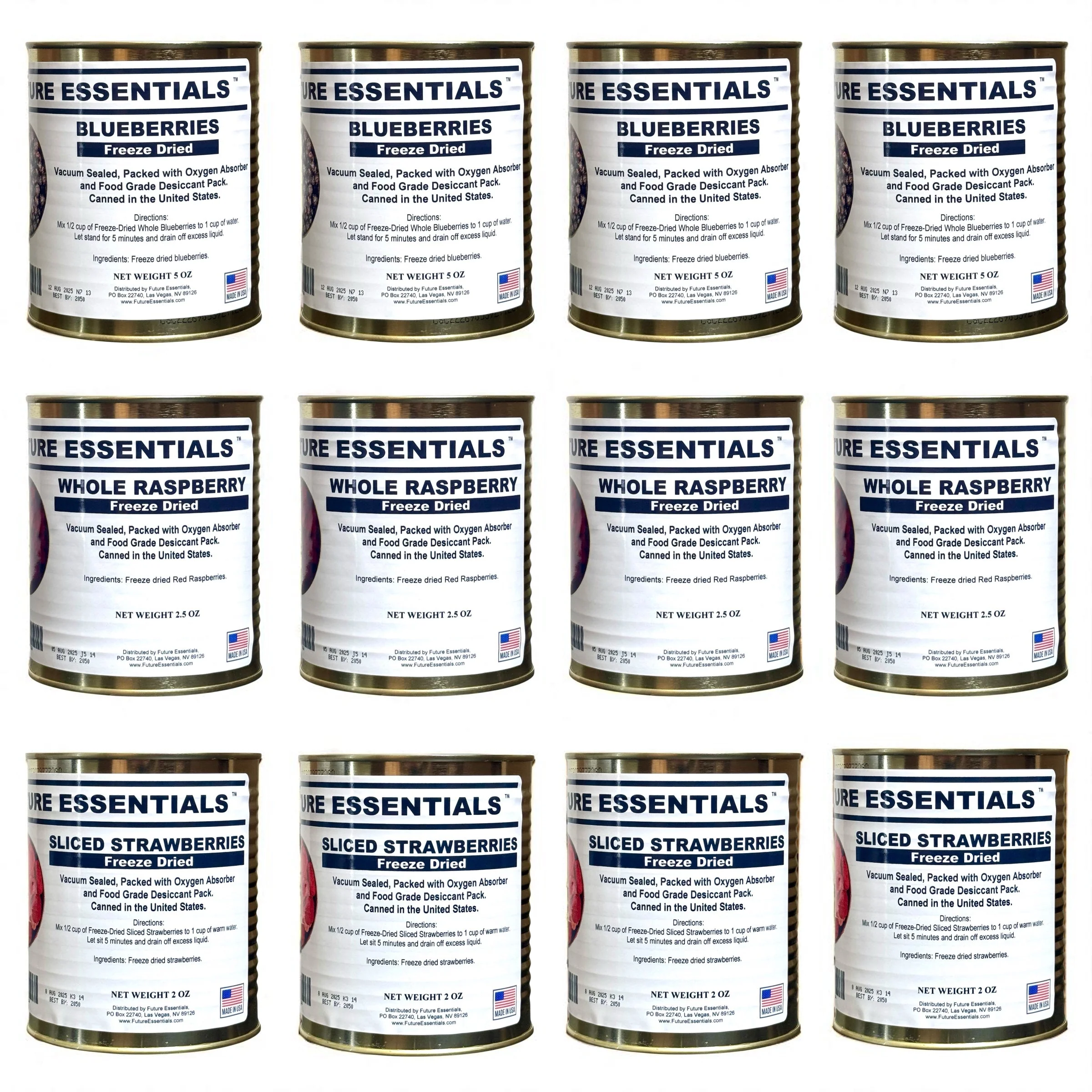 Case (12 Cans) of Future Essentials Freeze Dried Berry Variety - Image 3