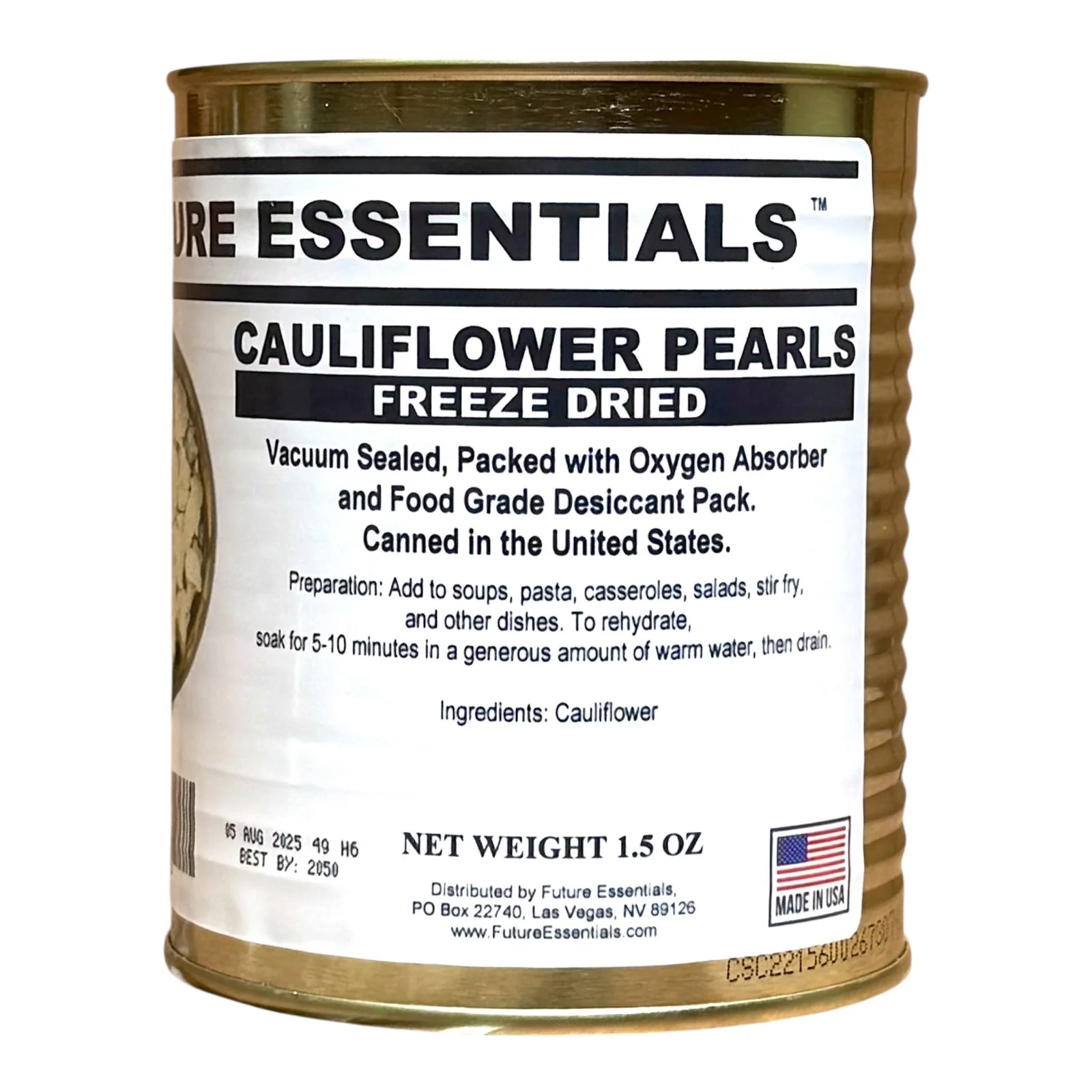 Case (12 Cans) of Future Essentials Freeze Dried Vegetable Variety - Image 5