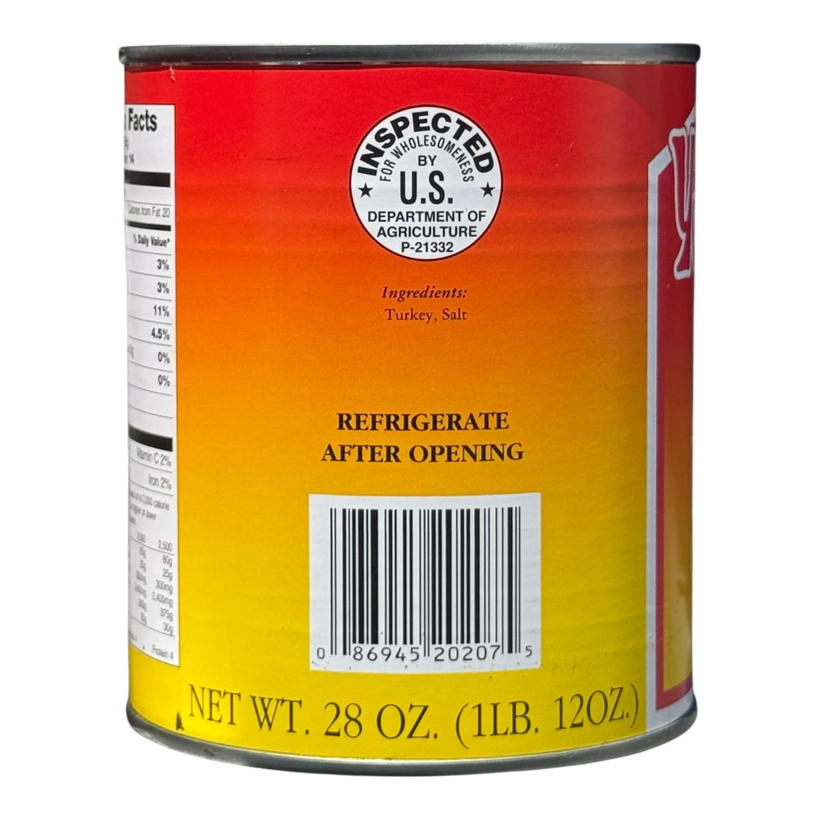 Yoder’s Canned Turkey Chunks | 28 oz can | Real USA Turkey | Fully Cooked | Shelf Stable Survival Food | 10+ Year Shelf Life | Ready to Eat | Ideal for Prepping, Storage & Camping - Image 4