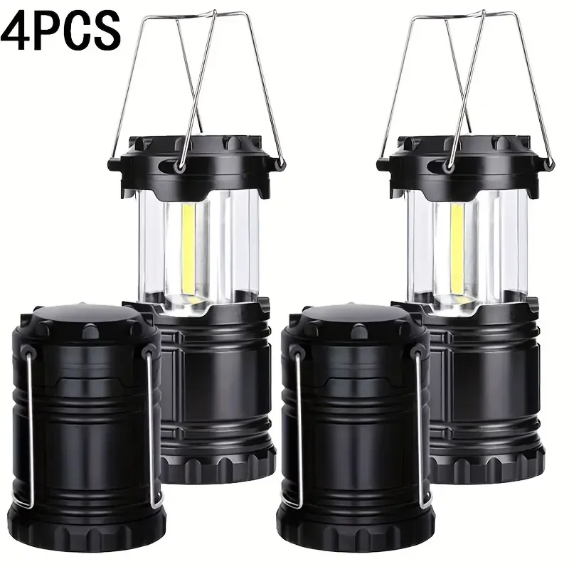 COB LED Camping Lantern Ultra Bright Portable Emergency Light Battery Powered - Image 2