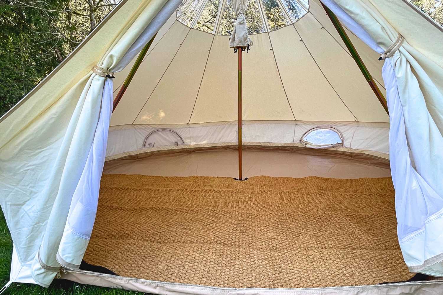 Coir Bell Tent Rug Half-Moon | 13' (4M) - Image 7