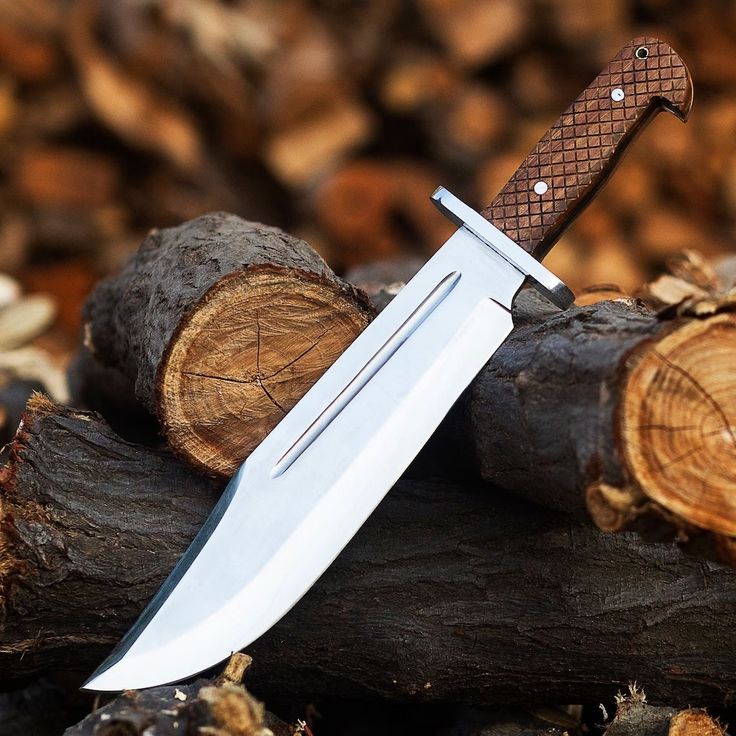 Collins & Co. Bowie Knife – 15.5" Full Tang D2 Steel Blade with Engraved Rosewood Handle & Leather Sheath - Image 3