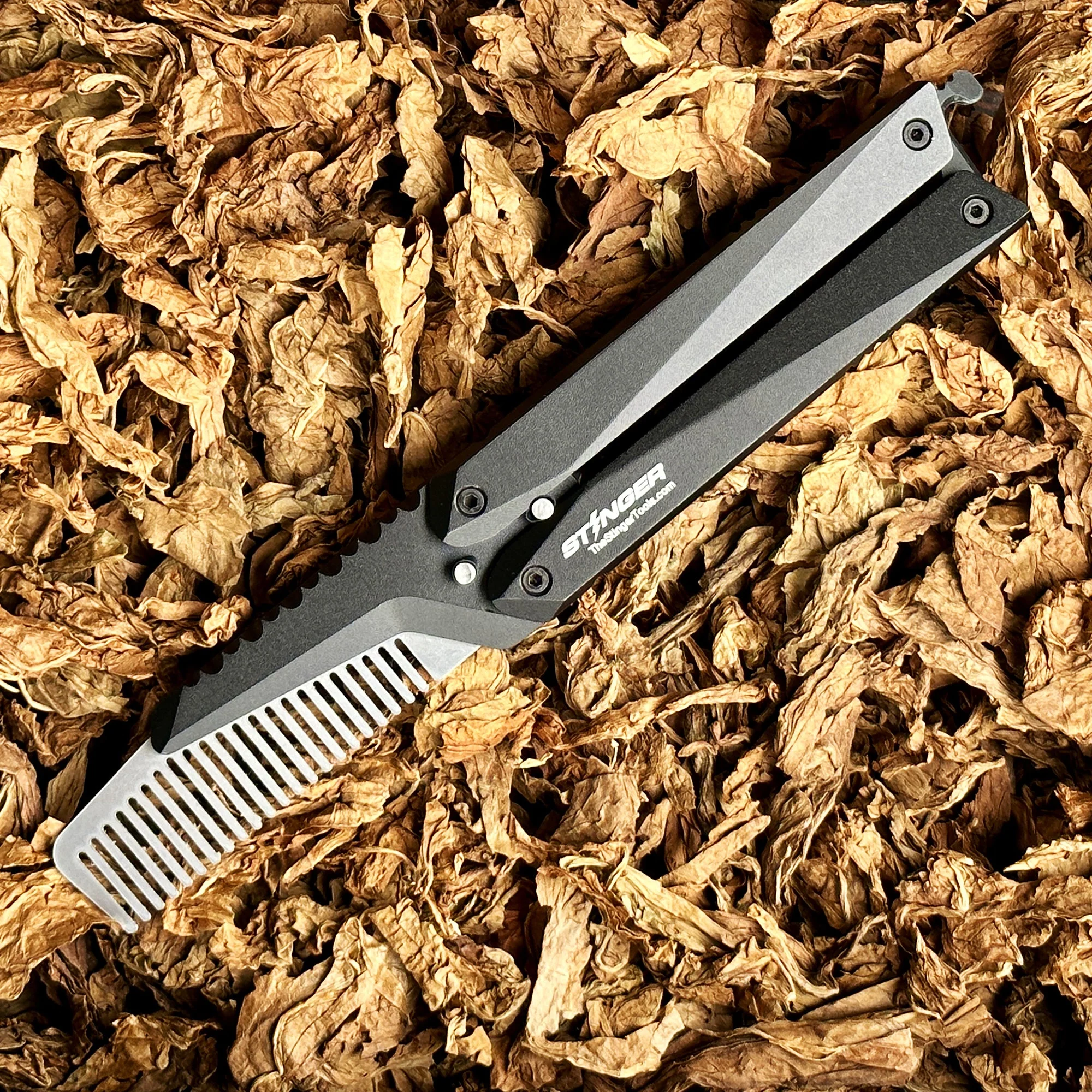 Comb: Stinger Butterfly Comb, Hair Comb, Beard Comb, Grooming Comb, EDC - Image 10