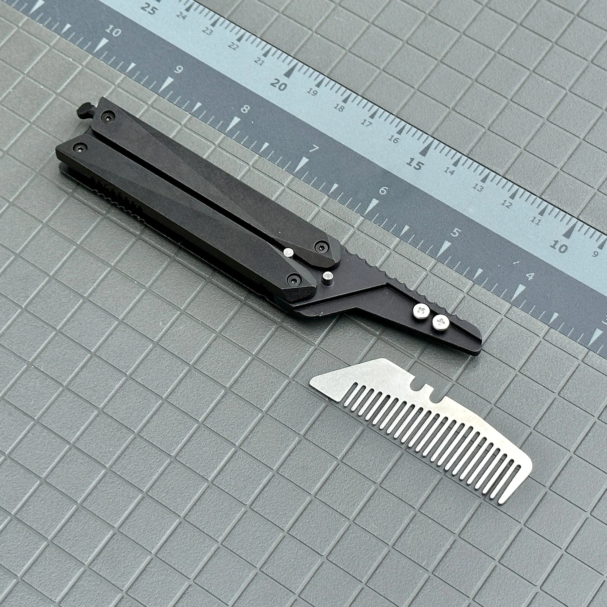 Comb: Stinger Butterfly Comb, Hair Comb, Beard Comb, Grooming Comb, EDC - Image 13