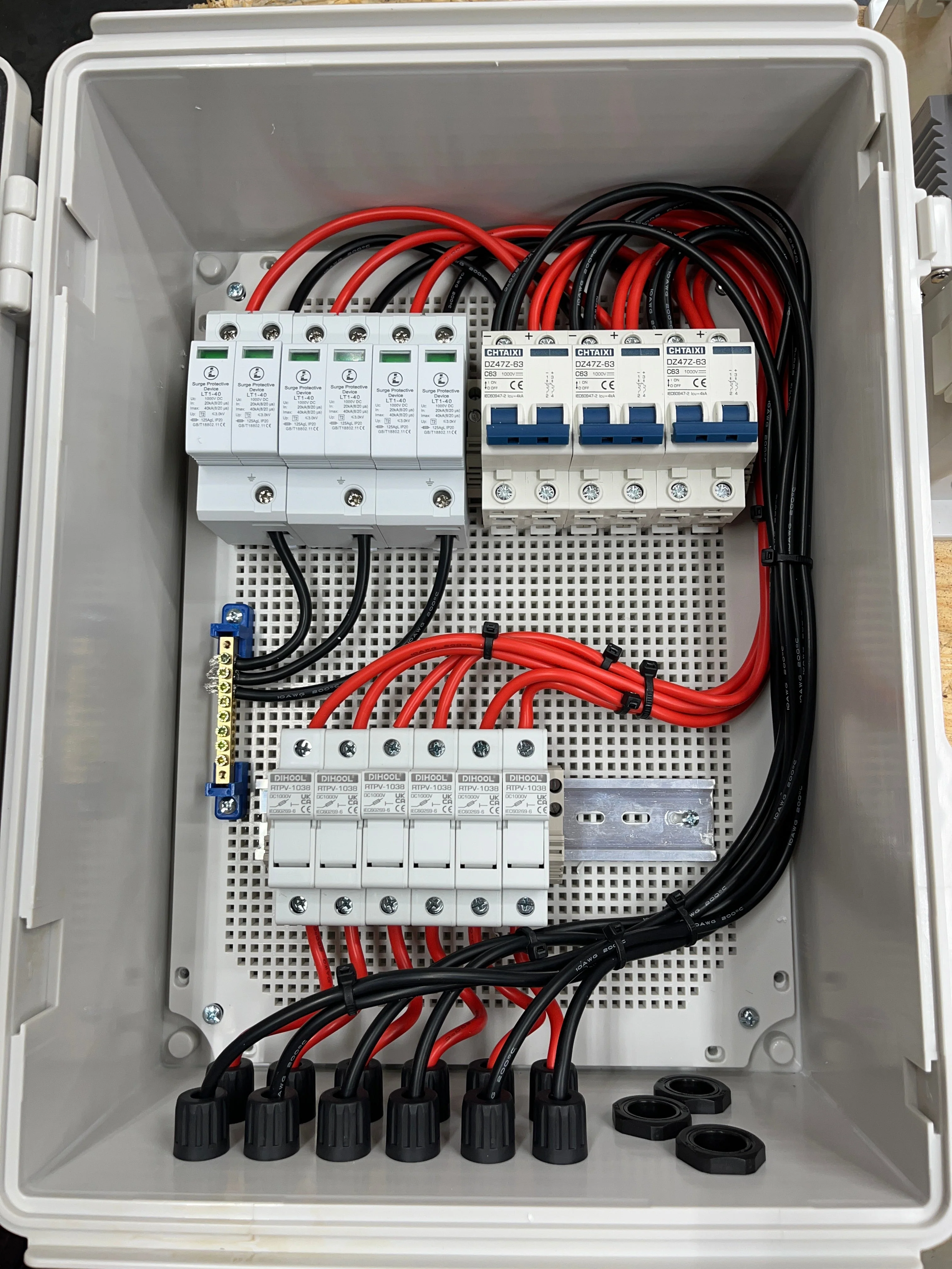 Combiner Box - 6 String Input - 3 Circuits Output - Built for Sol-Ark 15K Installations - Image 2
