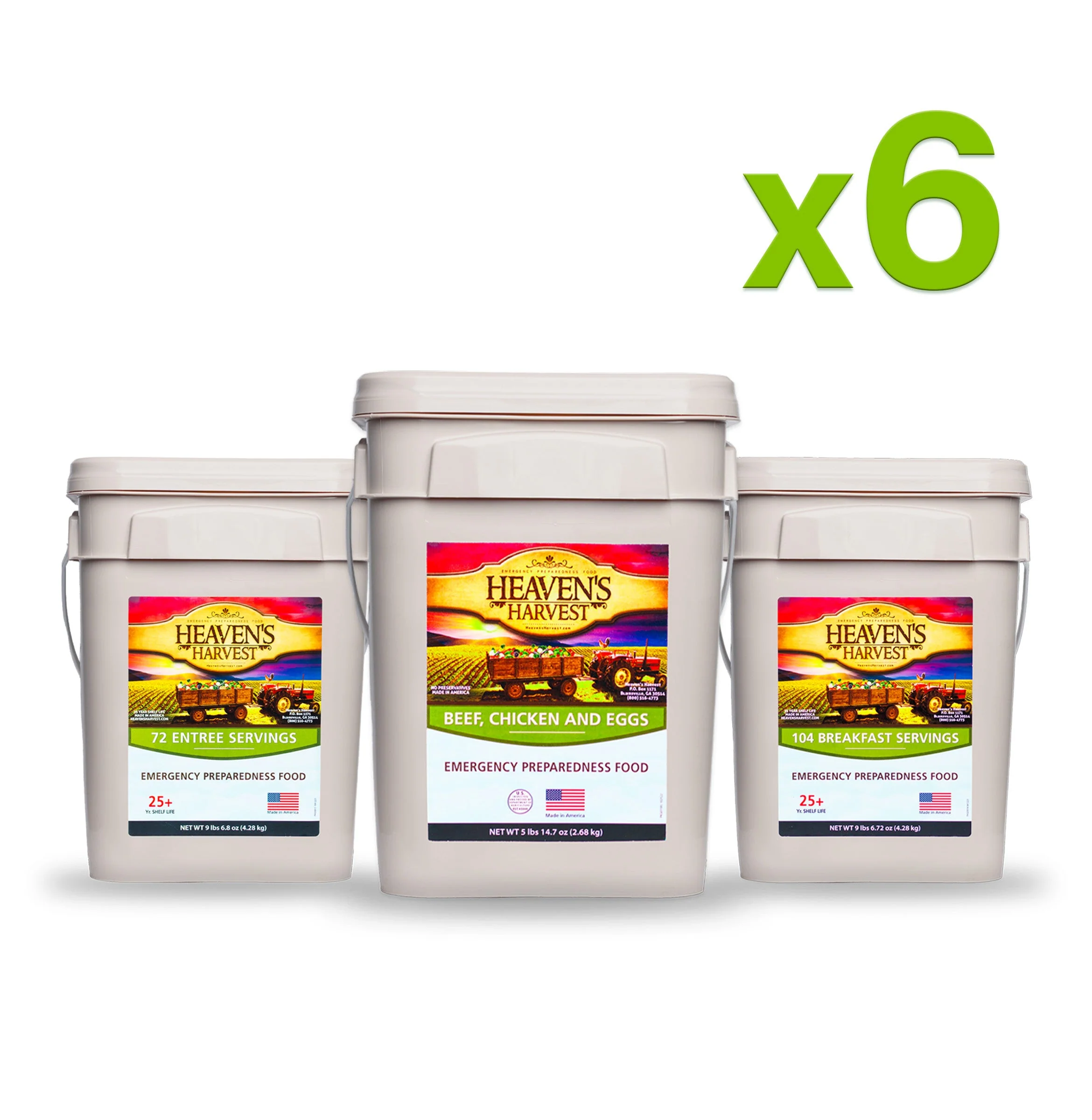 Combo Kit - Breakfast, Entree + Protein - 1 Person 1 Month - 308 Servings - Emergency Survival Food Kit - Image 12