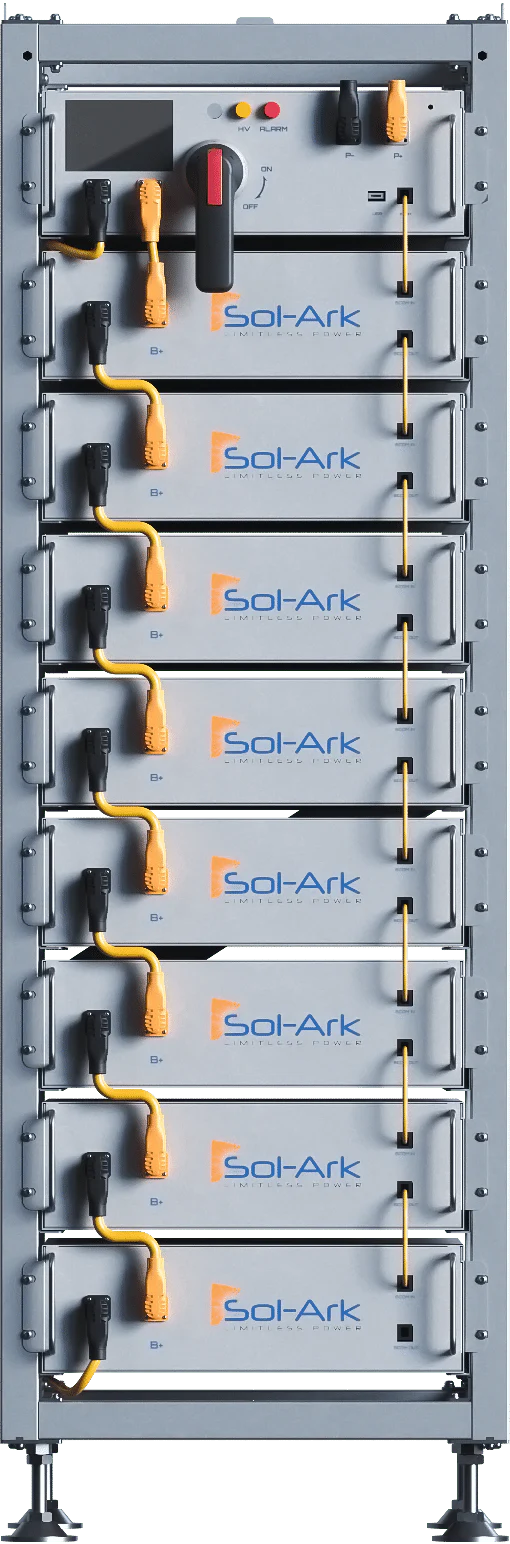 Commercial 30KW Solar Array - 3 Phase 208V Solar Kit + 30K 208V Sol-Ark Inverter + 40KW Sol-Ark INDOOR Lithium Battery +29.7KW Solar with Ground Mount and Wiring - Image 9