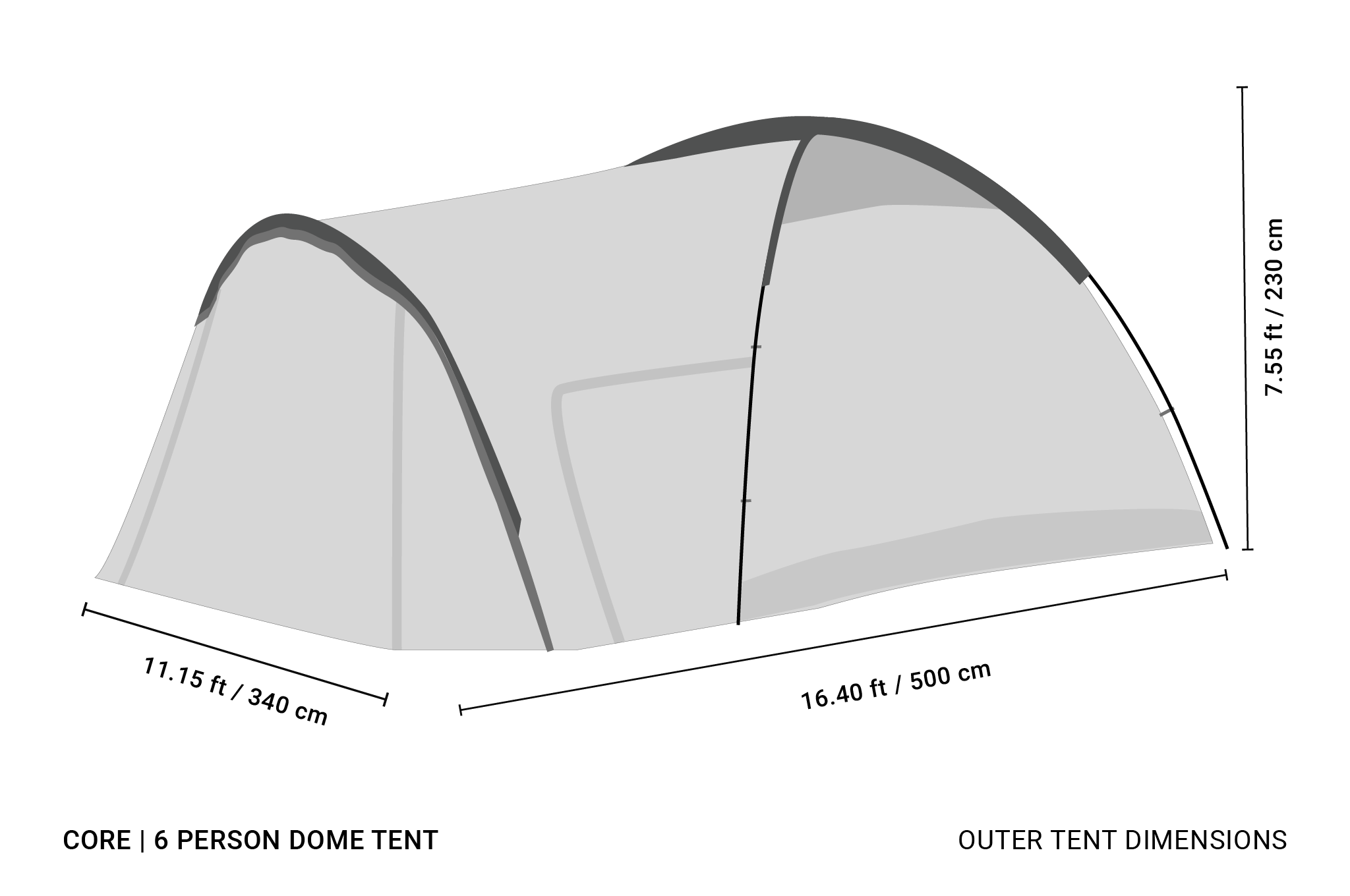 CORE | 6 PERSON DOME TENT (SC) - Image 4