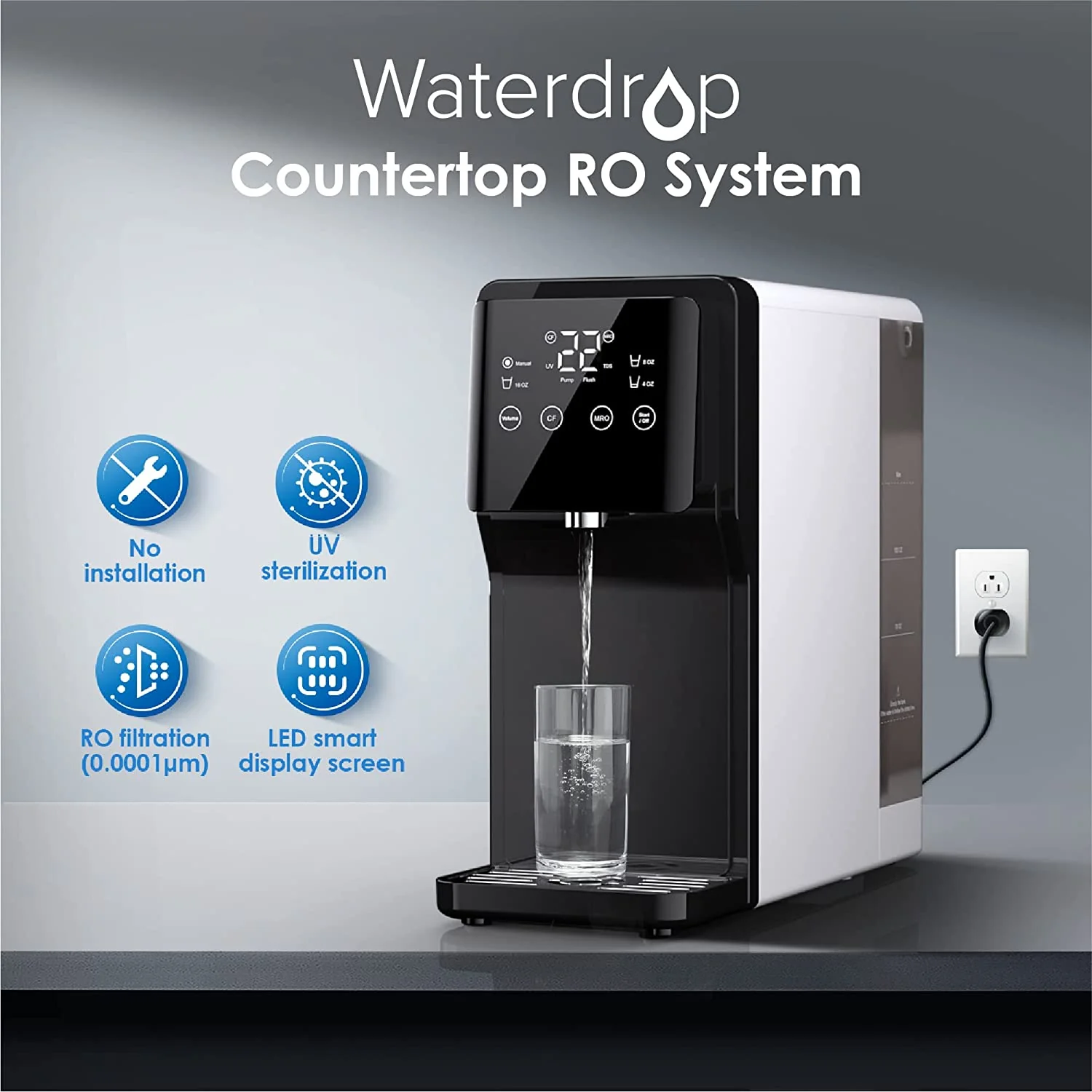 Countertop Reverse Osmosis Water Dispenser - Waterdrop N1 - Image 3