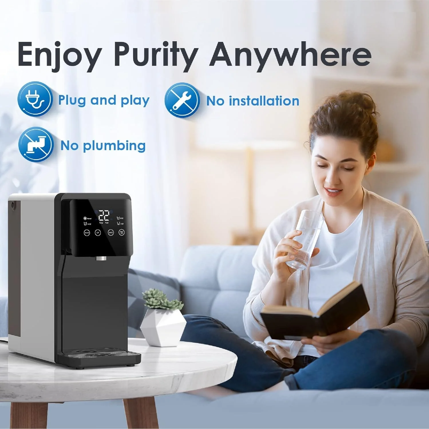 Countertop Reverse Osmosis Water Dispenser - Waterdrop N1 - Image 5