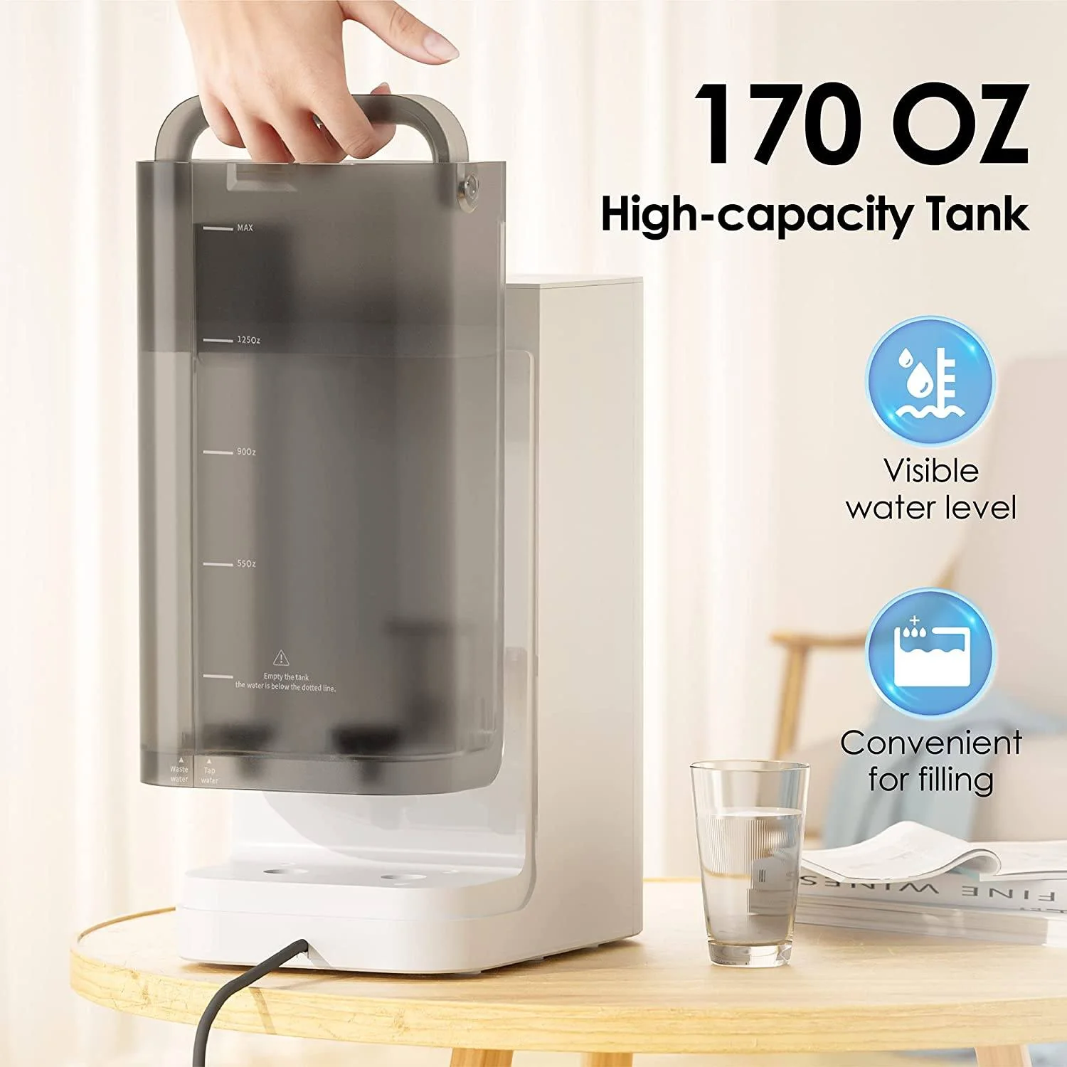 Countertop Reverse Osmosis Water Filter System - Waterdrop K19 - Image 10