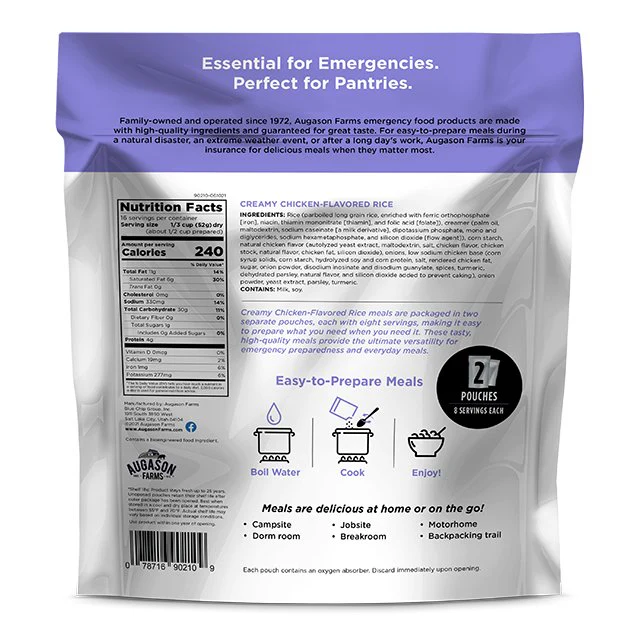 Creamy Chicken Rice Super Pouch, 5 Pack (SC) - Image 3