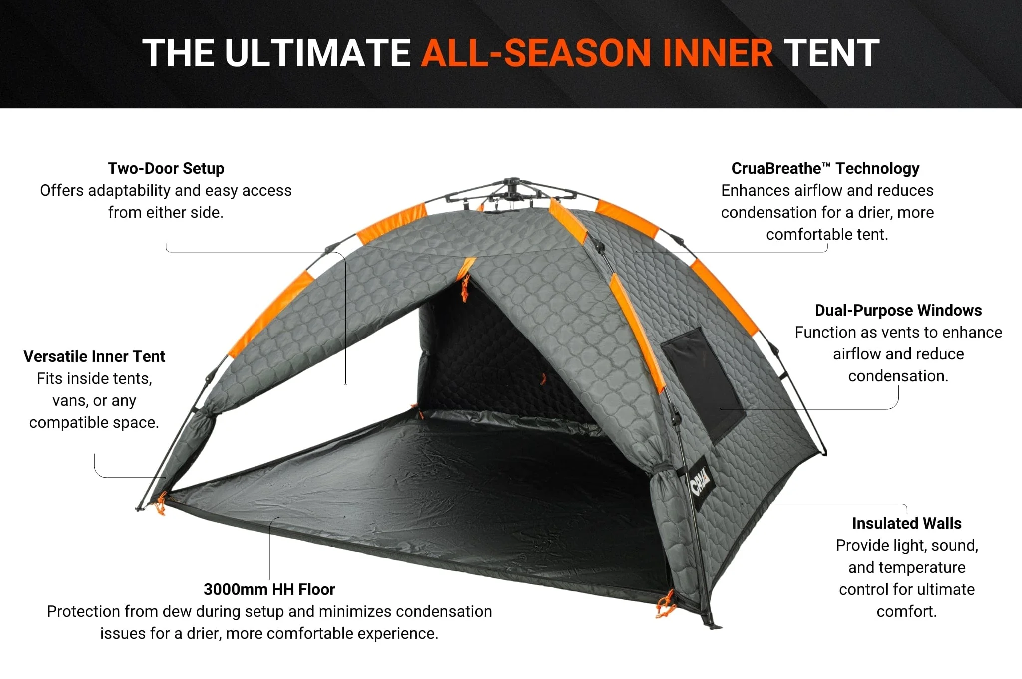 CULLA MAXX | 3 PERSON INSULATED INNER TENT (SC) - Image 3
