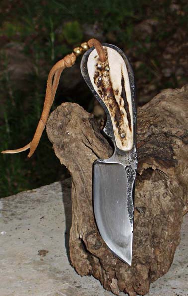 Custom Hand Forged 1095 Steel Mini EDC Skinner Knife - Image 2